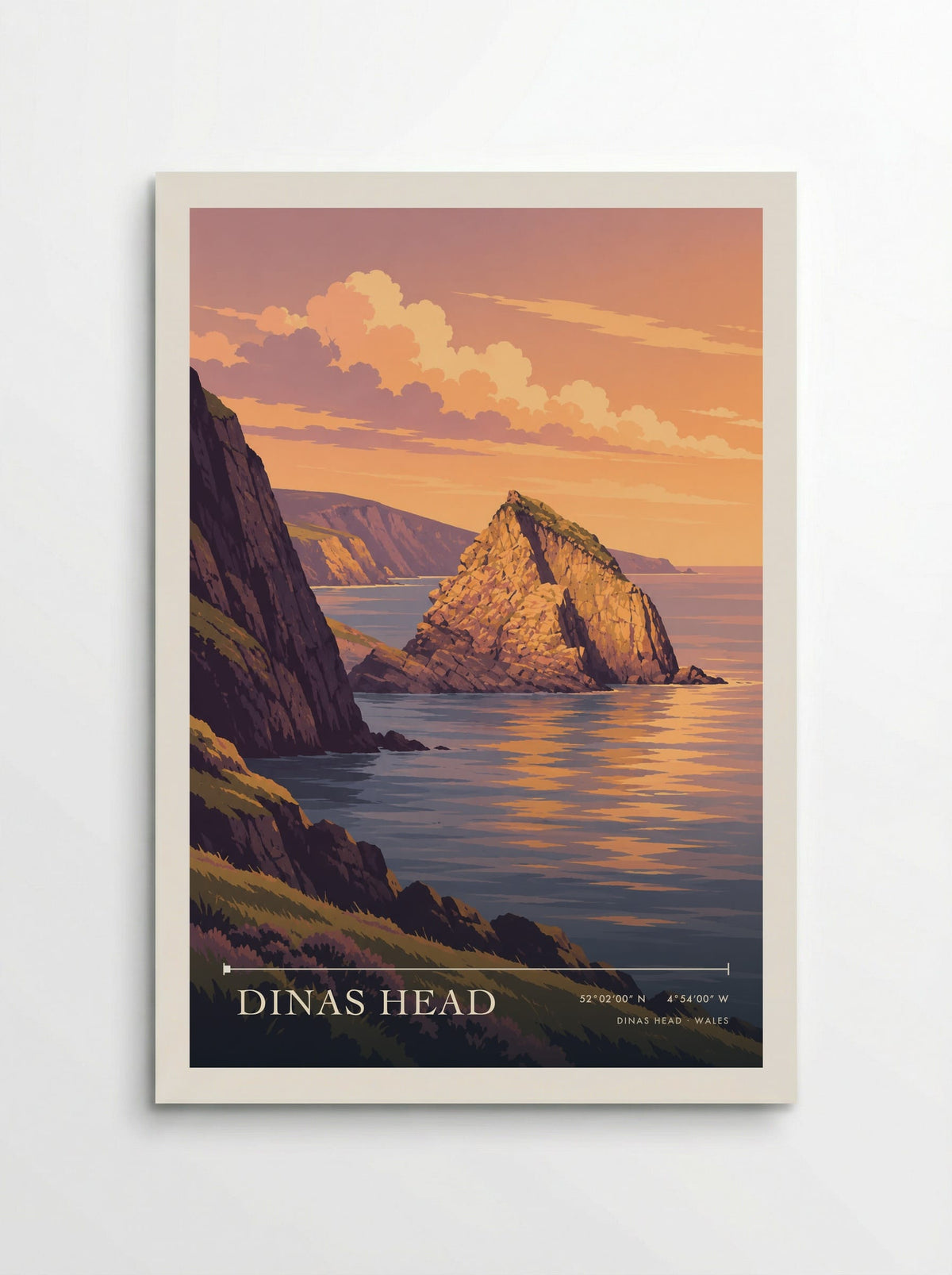 Dinas Head | Travel Poster - Poster