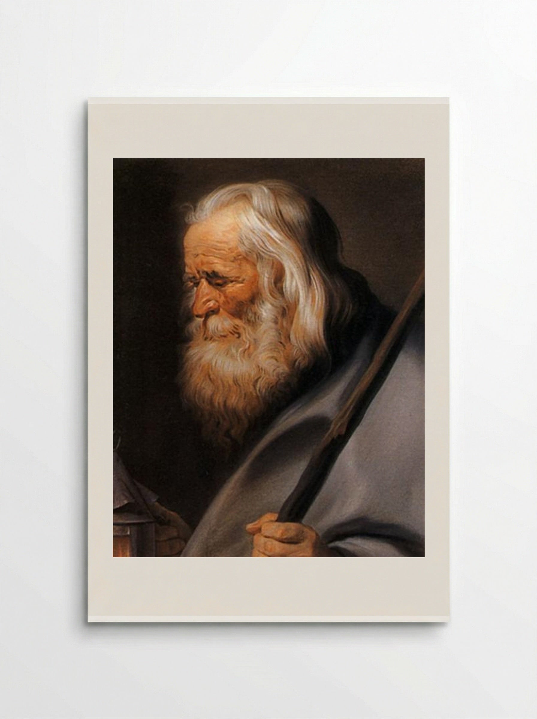 Diogenes, after Peter Paul Rubens - Maurice Quentin de La Tour - Poster