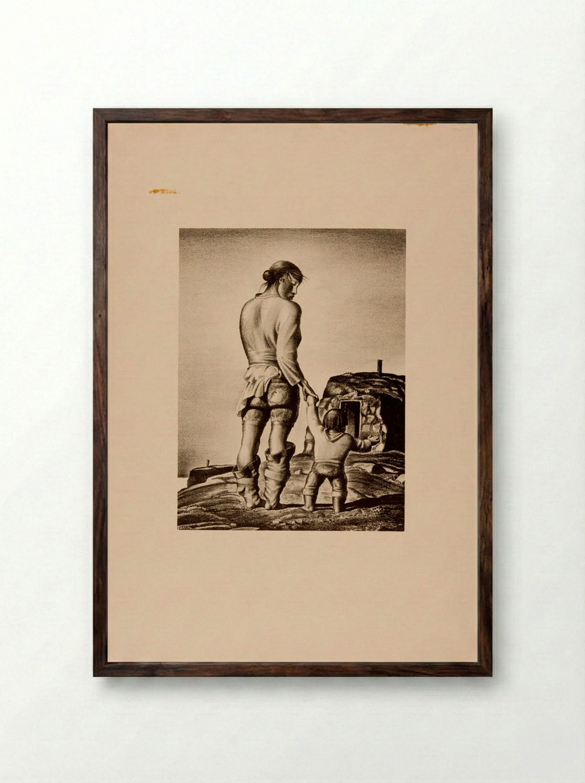 Dirty Debora - Rockwell Kent - Framed Print Dark Wood