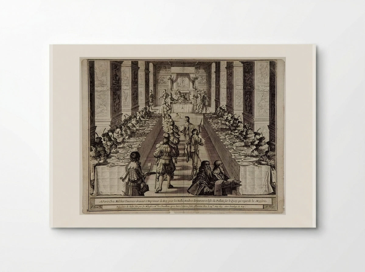 Disposition du festin - Abraham Bosse - Poster