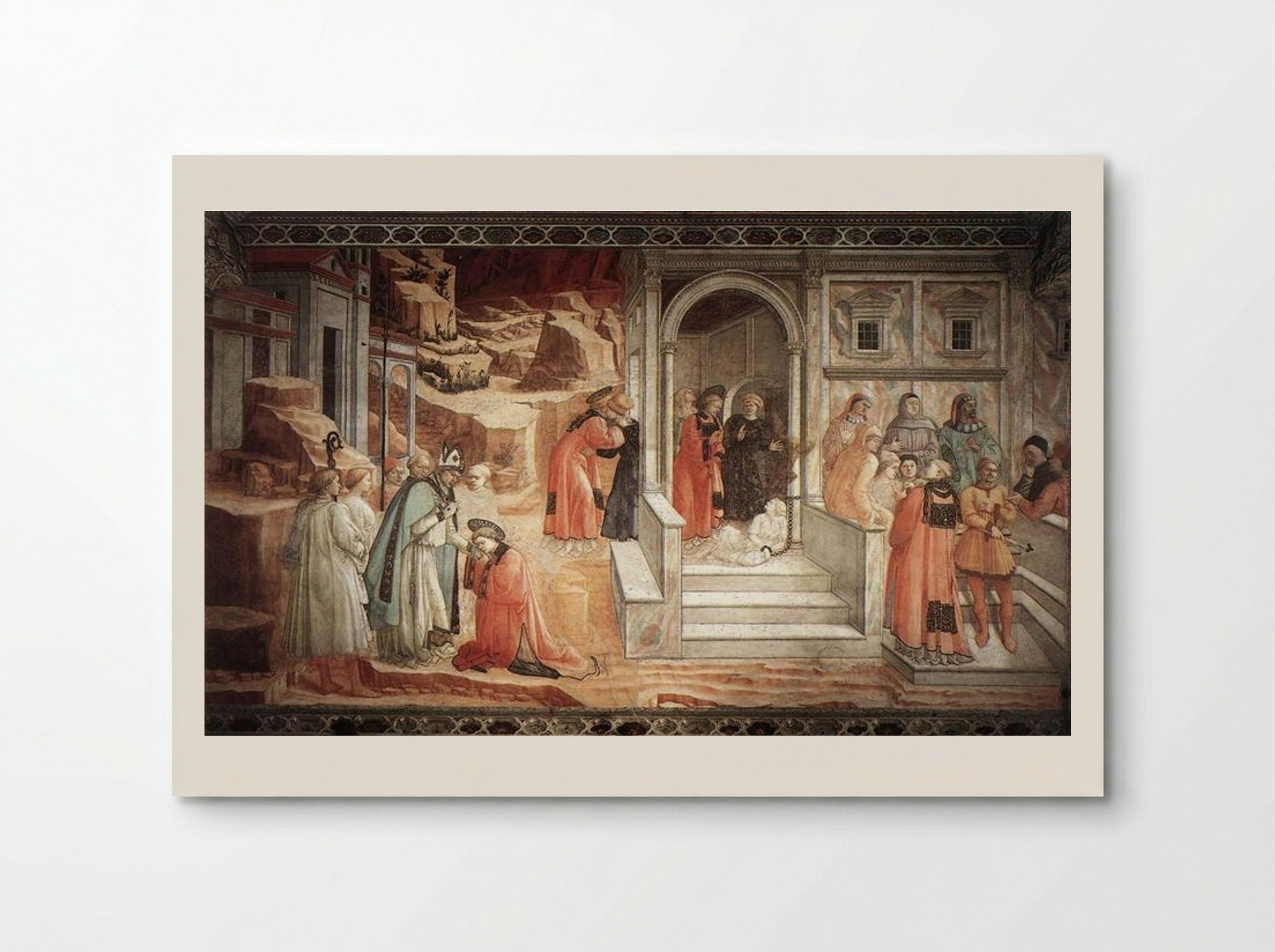 Disputation in the Synagogue - Filippo Lippi - Poster