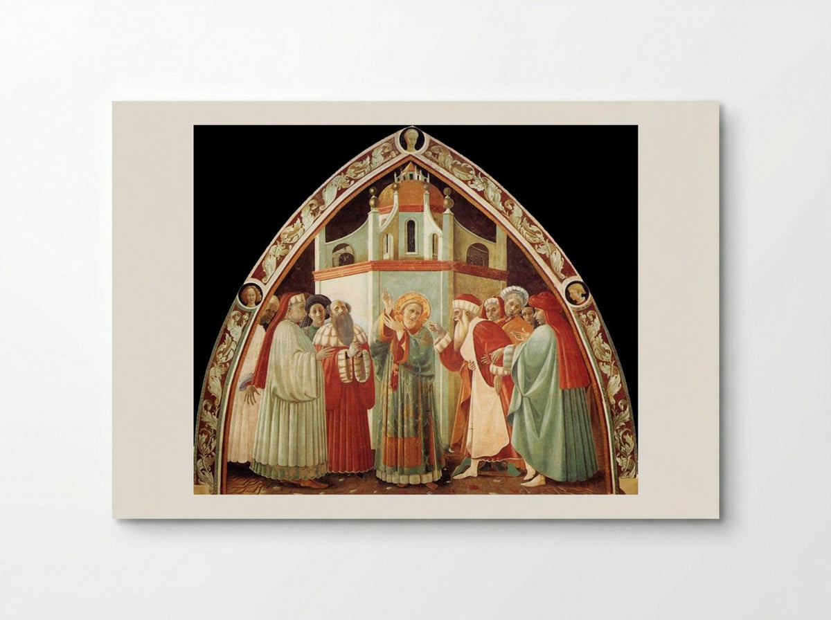 Disputation of St Stephen - Paolo Uccello - Poster
