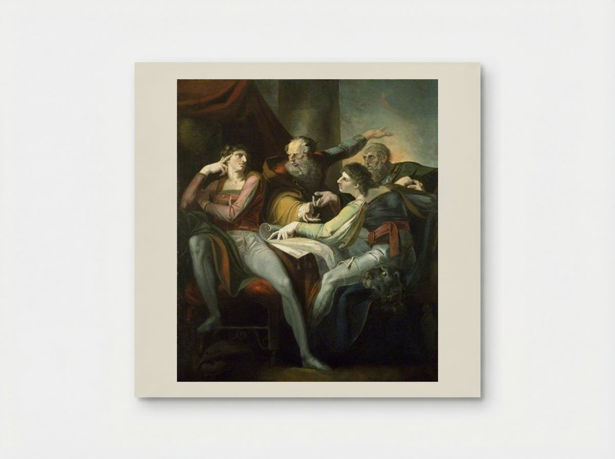 Dispute between Hotspur, Glendower, Mortimer and Worcester - Henry Fuseli - Poster