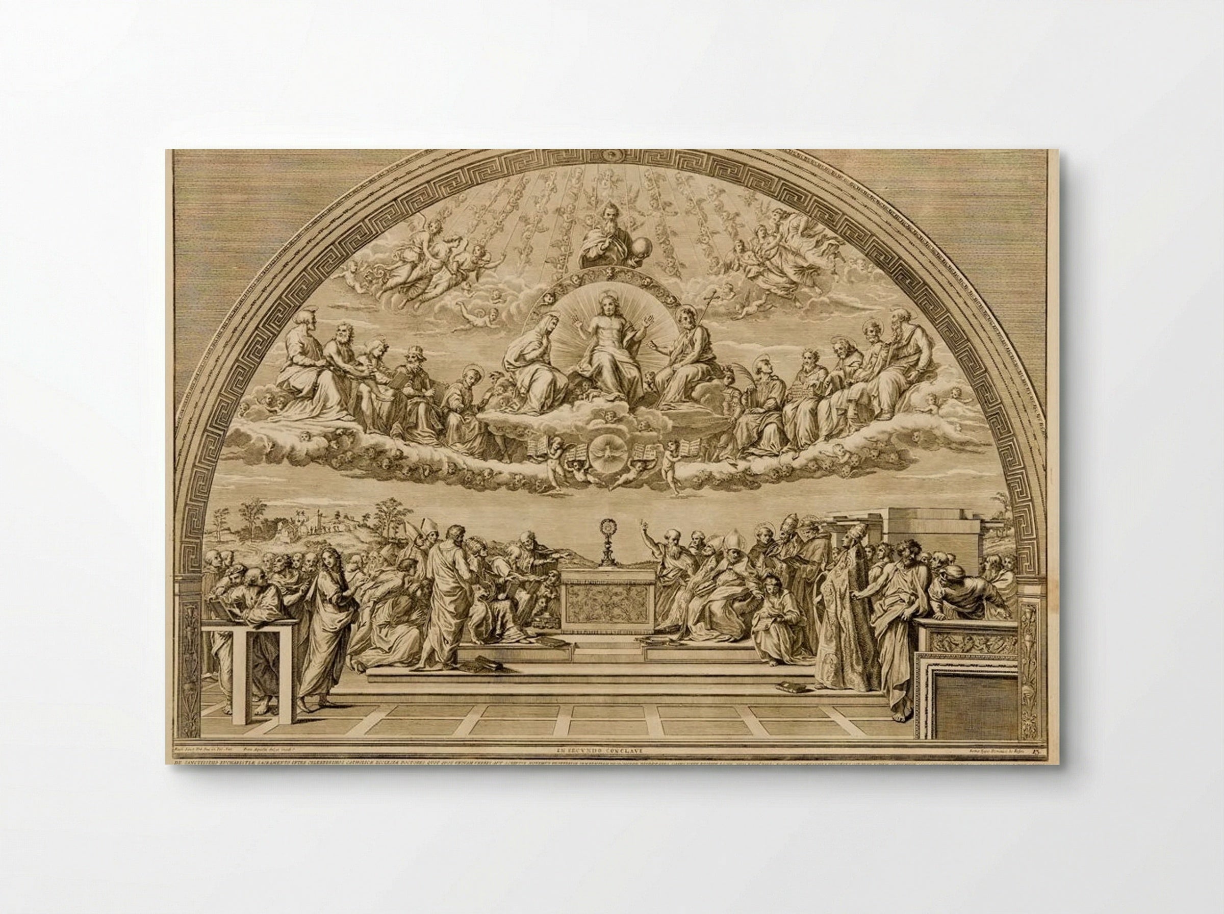 Dispute of the Sacrament - Francesco Faraone Aquila - Poster