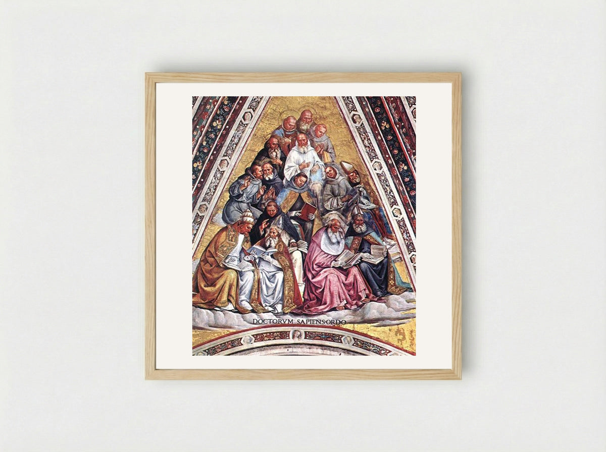 Doctors of the Church - Luca Signorelli - Framed Print Wood