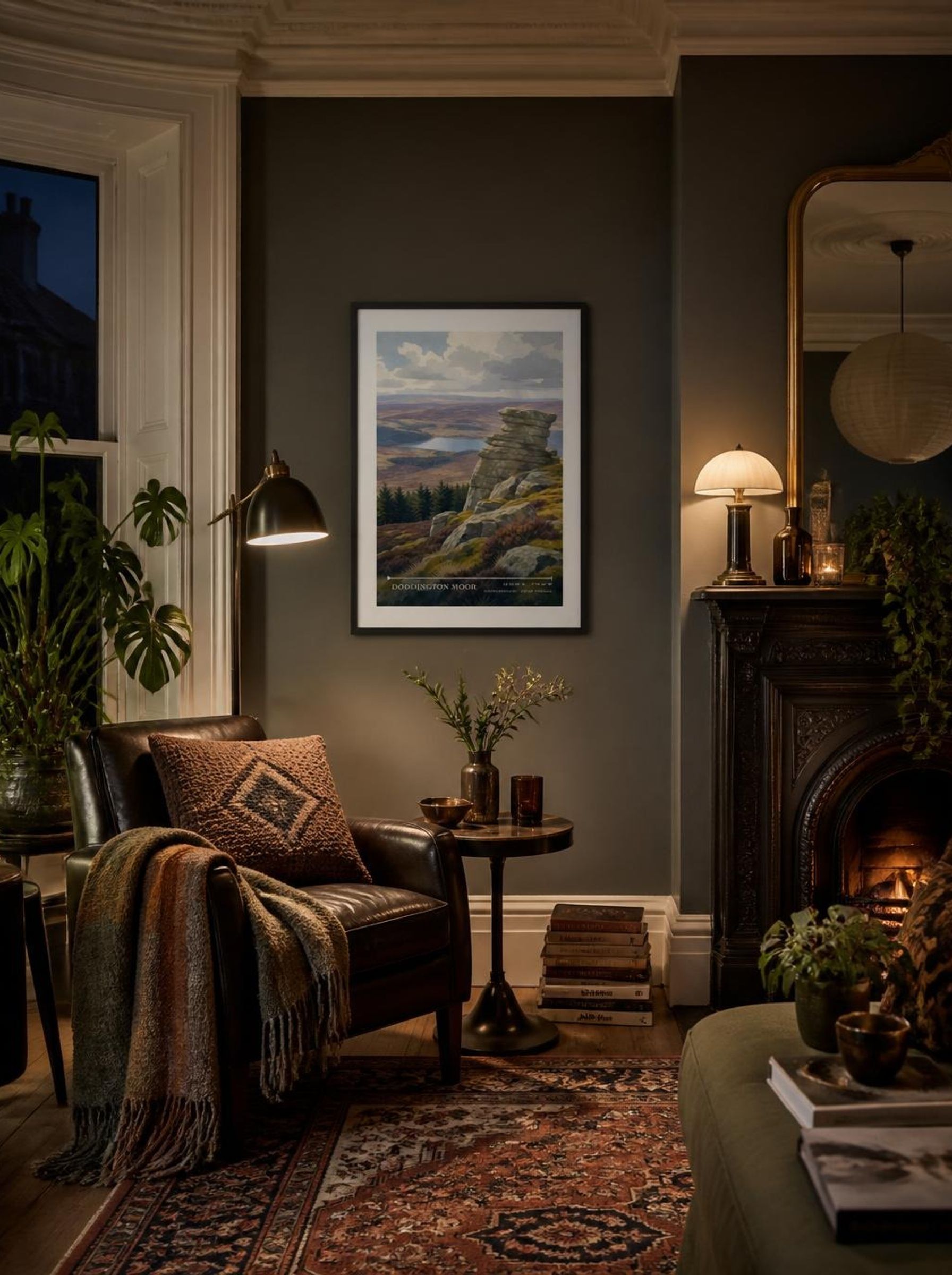 Doddington Moor Northumberland United Kingdom Travel Poster - Lifestyle