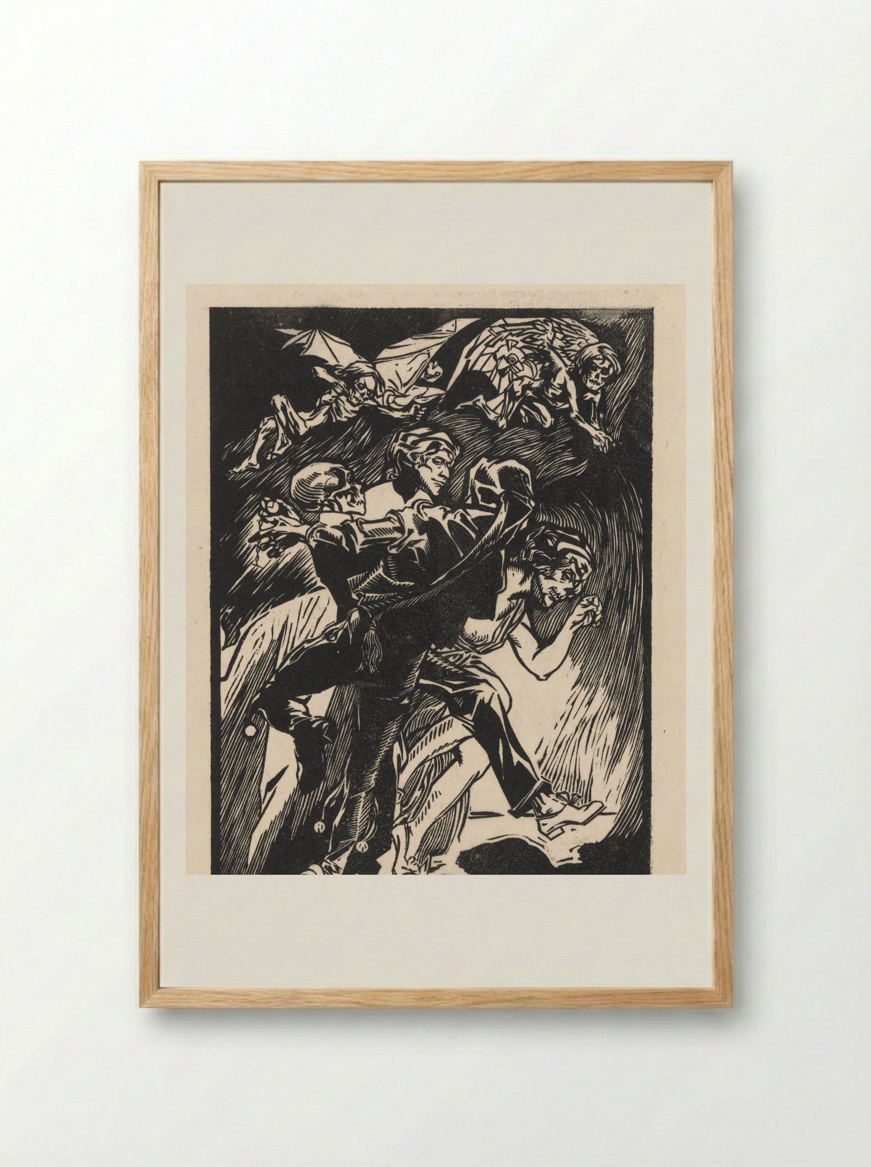 Dodendans - Johannes Josephus Aarts - Framed Print Wood