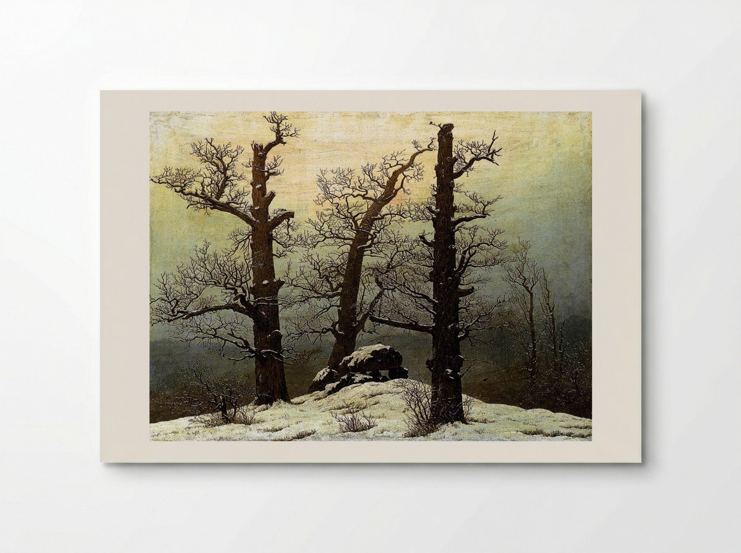 Dolmen in the Snow - Caspar David Friedrich - Poster