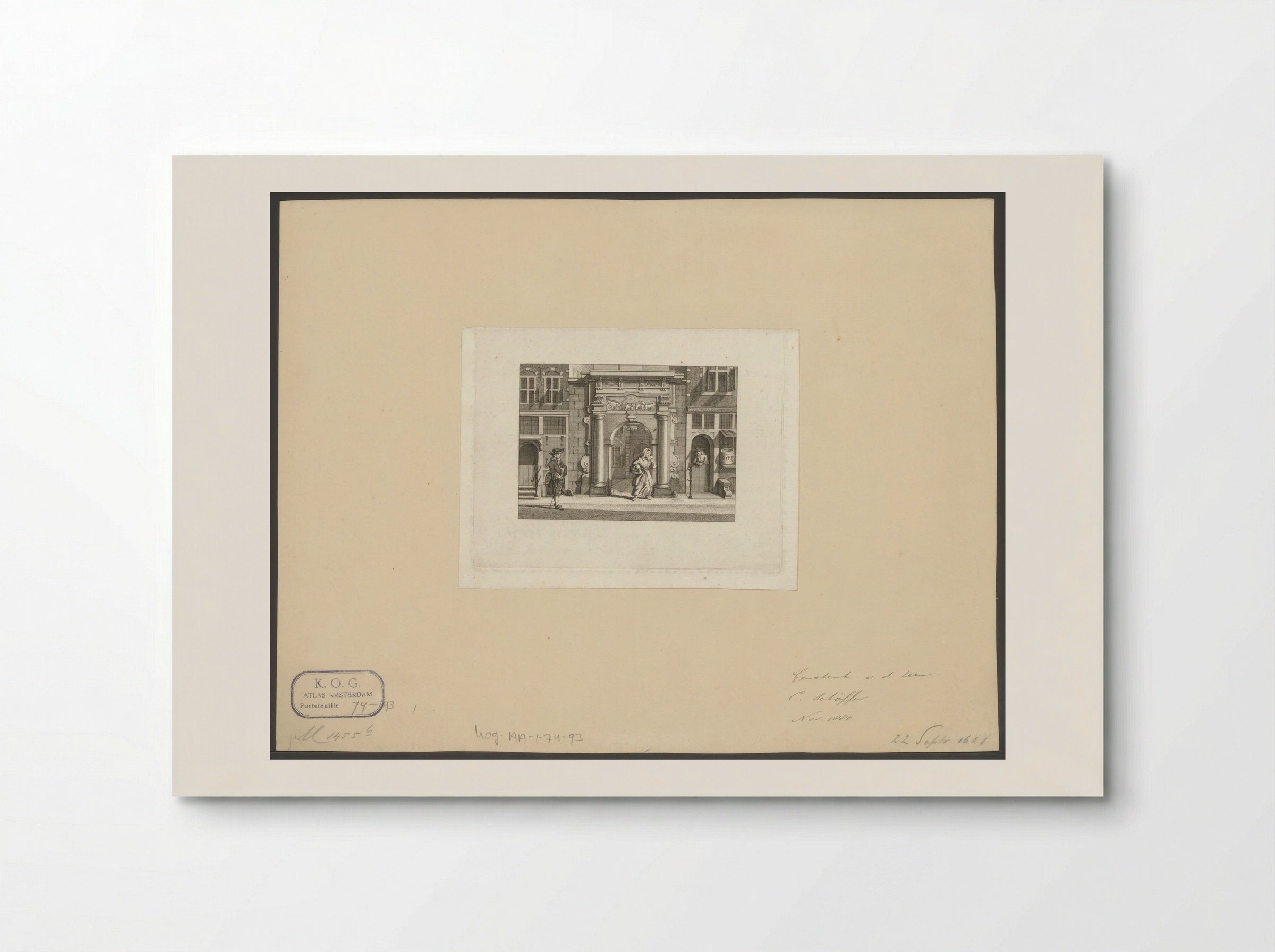 Dominicus Sapma Escaping the Rasphuis in Amsterdam - Barent de Bakker - Poster