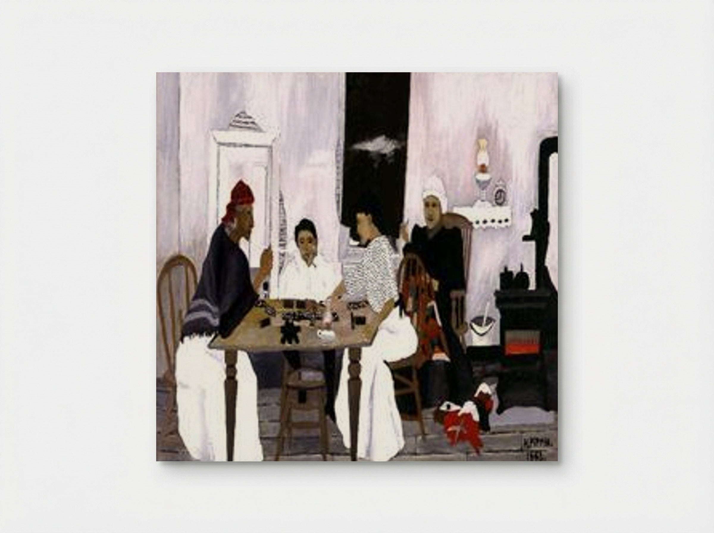 Domino Players - Horace Pippin - Poster