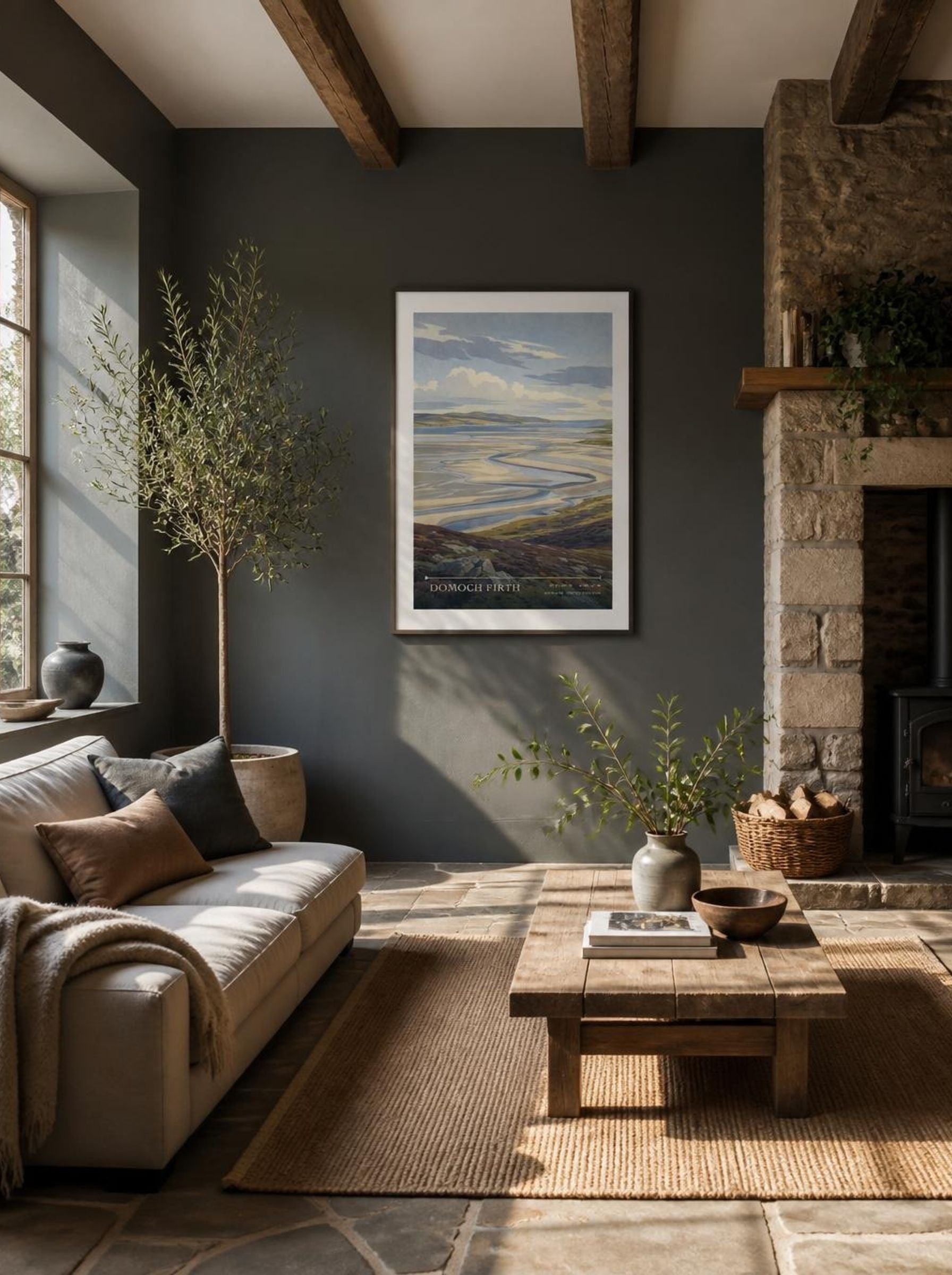 Domoch Firth Highland United Kingdom Travel Poster - Lifestyle