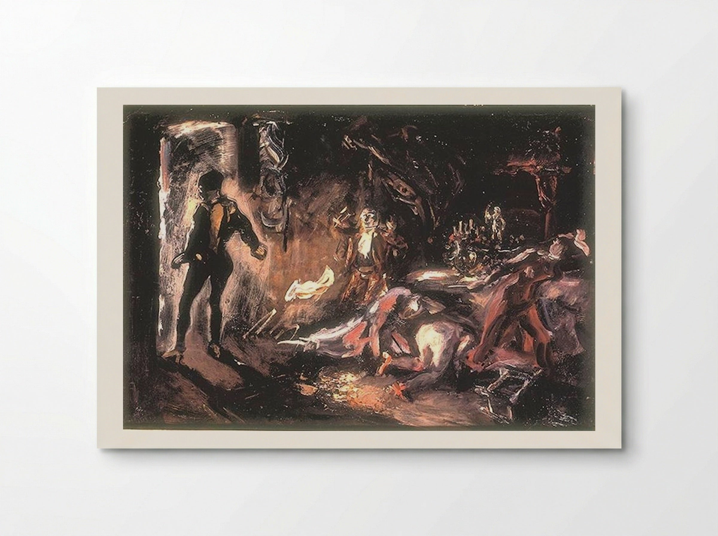 Don Juan's Encounter with the Stony Guest - Max Slevogt - Poster
