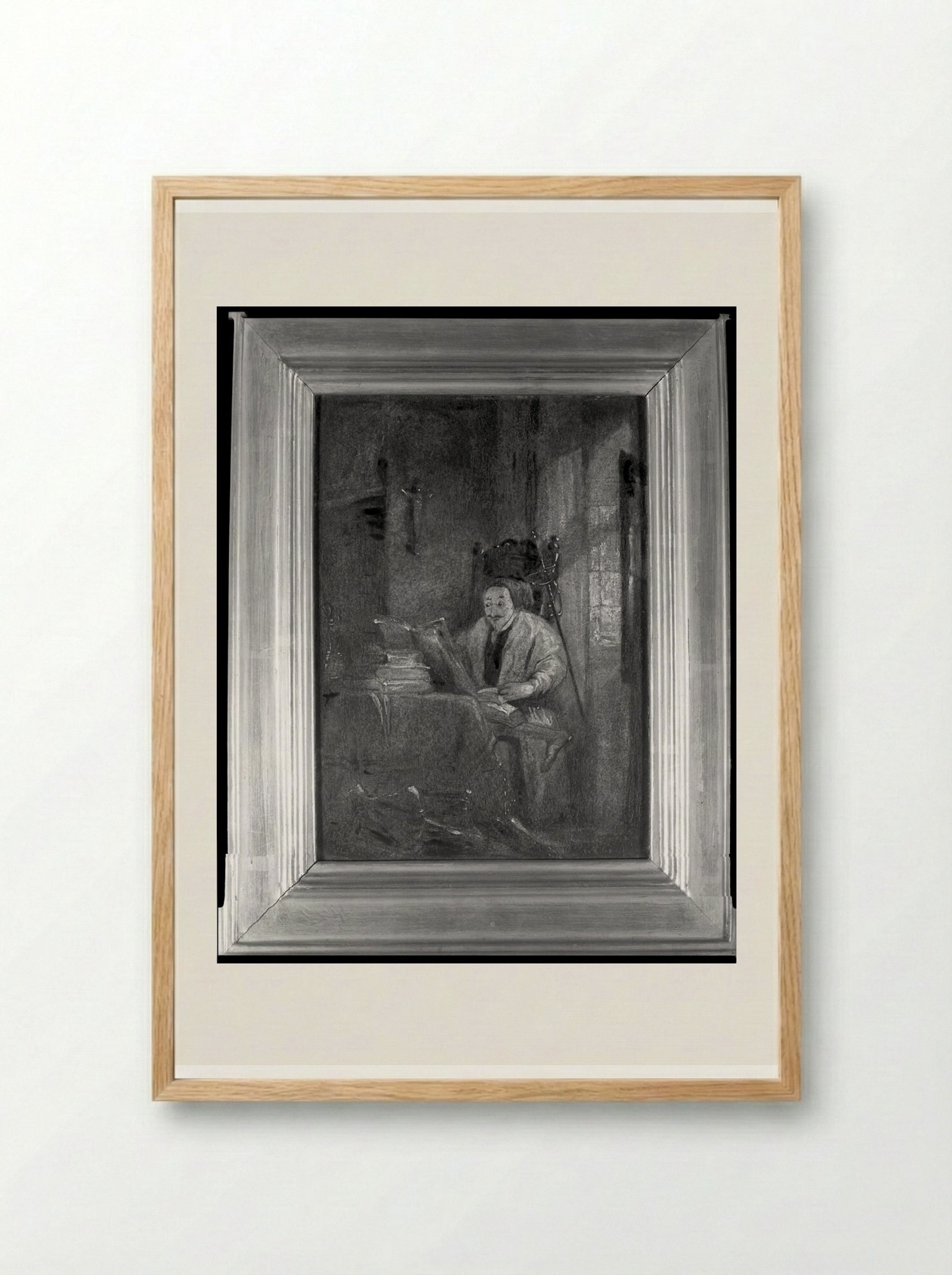 Don Quixote - Richard Parkes Bonington - Framed Print Wood