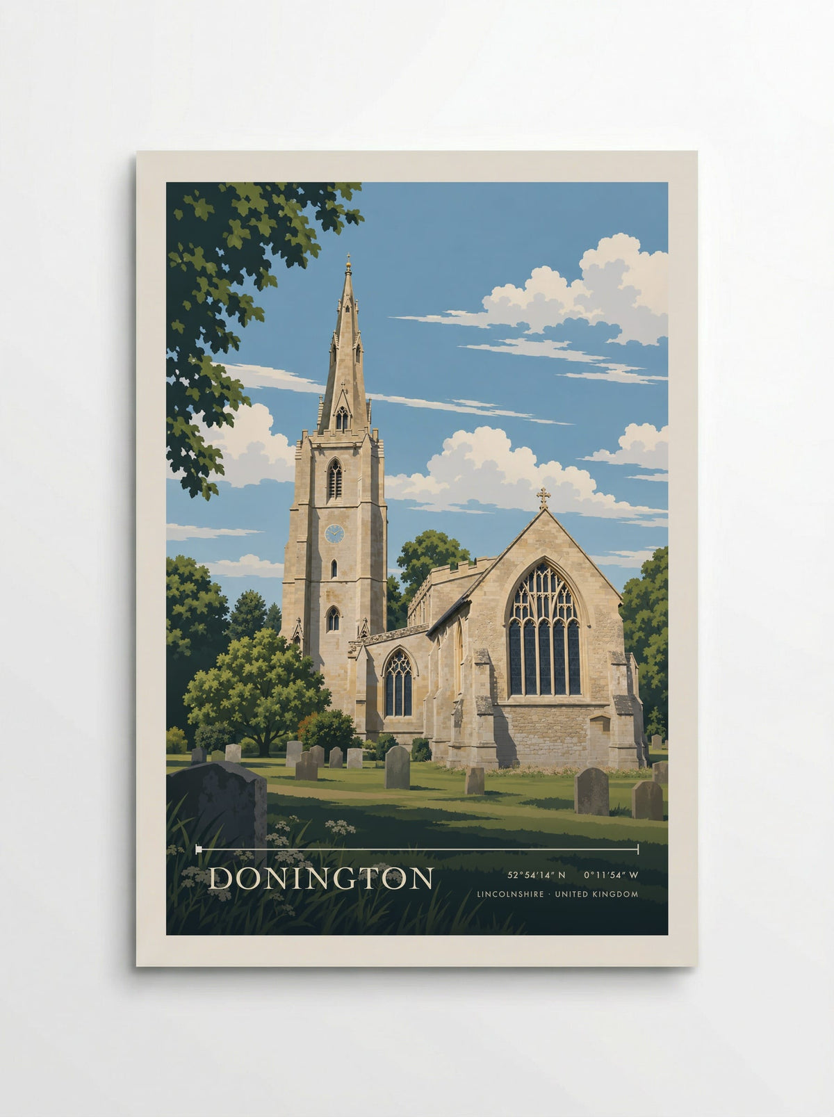 Donington, Lincolnshire | Travel Poster - Poster