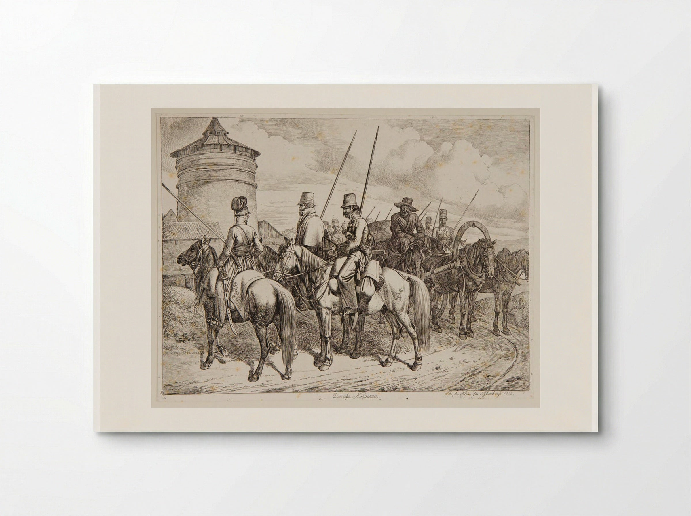 Donische Kosacken (Don Cossacks) - Johann Adam Klein - Poster