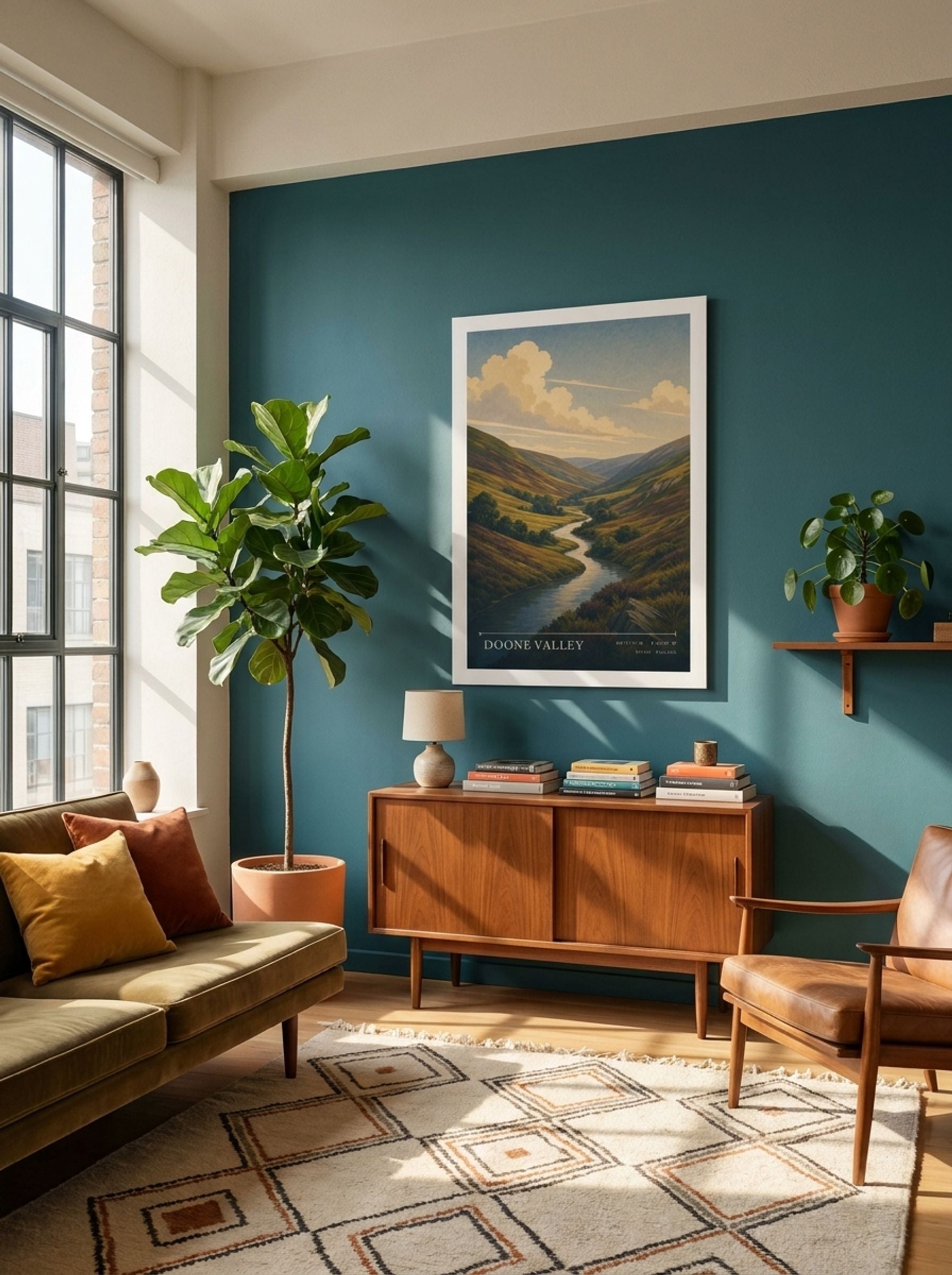 Doone Valley Devon England Travel Poster - Lifestyle