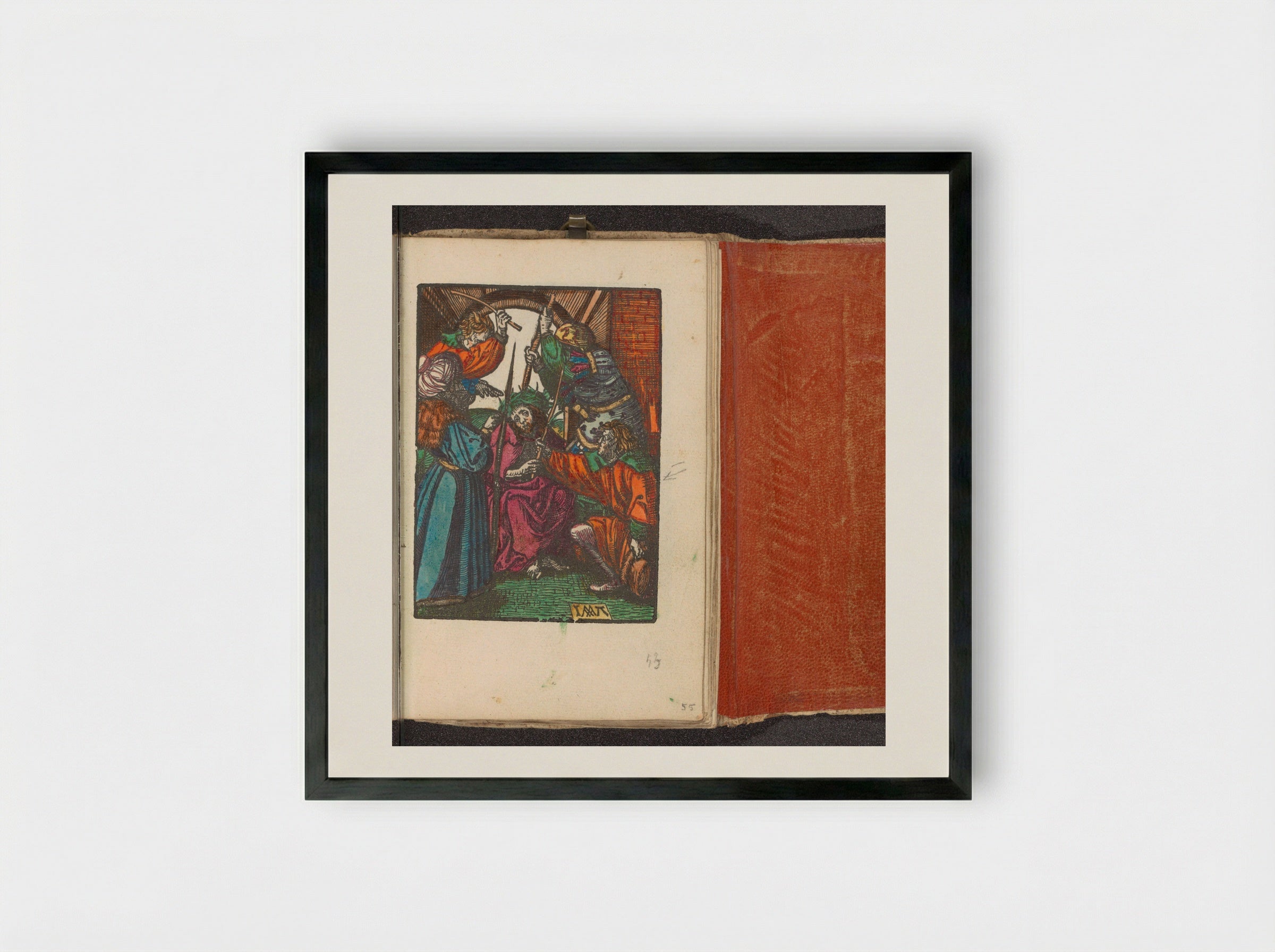Doornenkroning - Doen Pietersz. - Framed Print Black