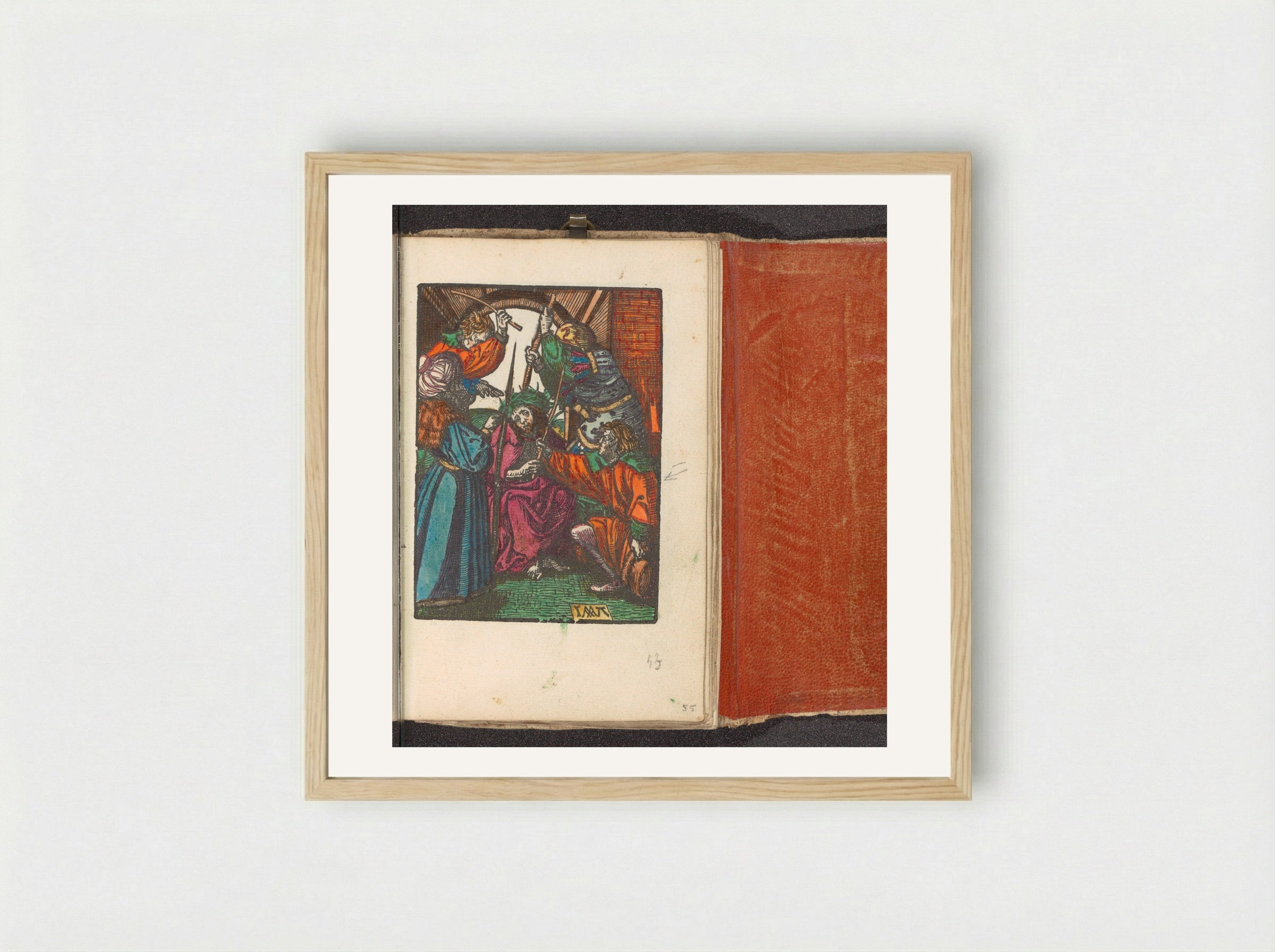 Doornenkroning - Doen Pietersz. - Framed Print Wood
