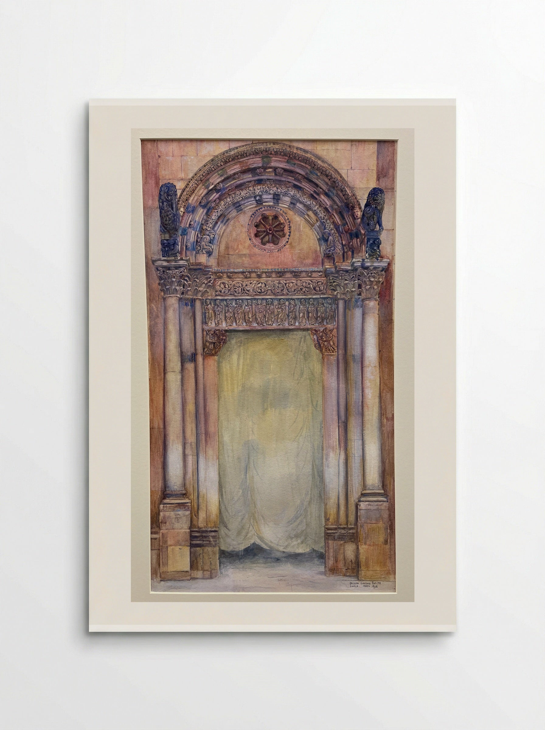 Doorway, Lucca, Italy - Joseph Lindon Smith - Poster