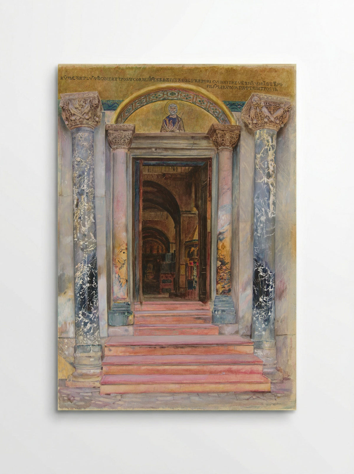 Doorway, San Marco, Venice, Italy - Joseph Lindon Smith - Poster