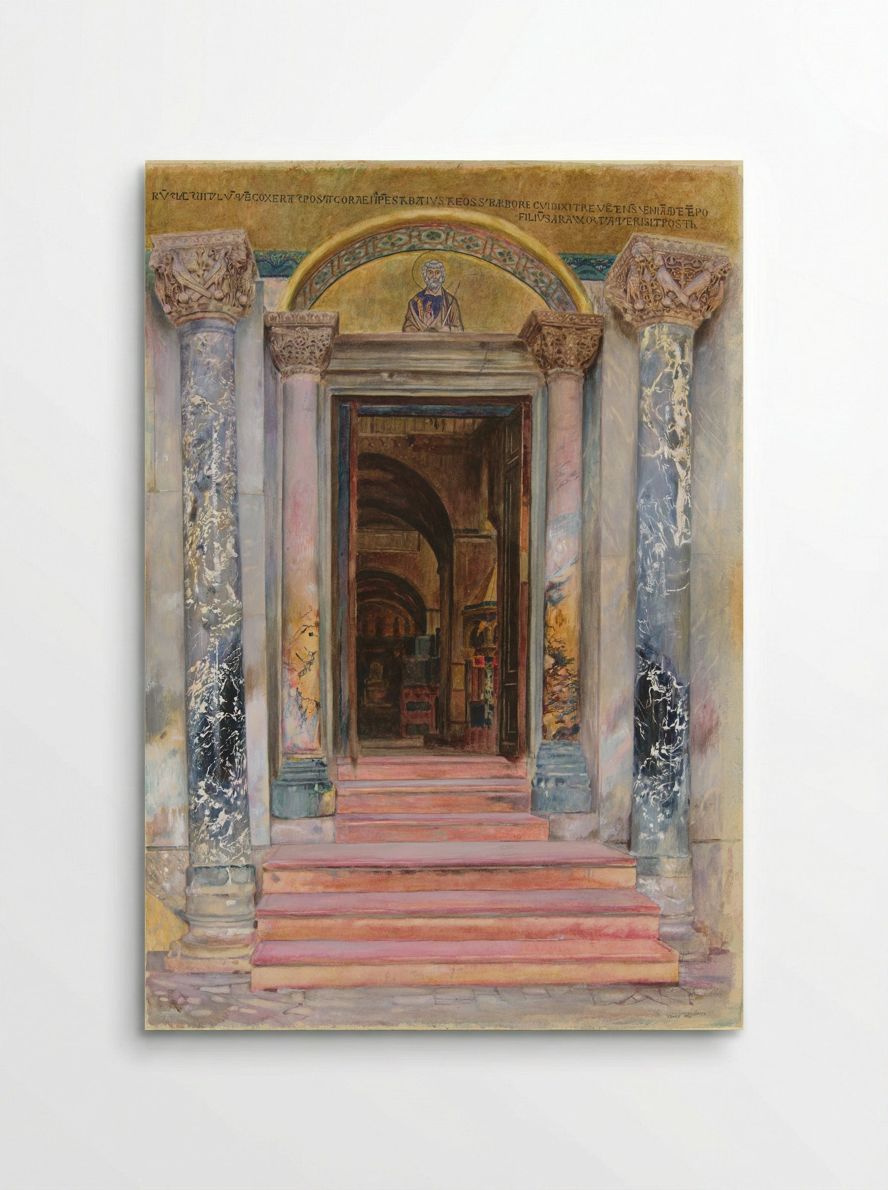 Doorway, San Marco, Venice, Italy - Joseph Lindon Smith - Poster