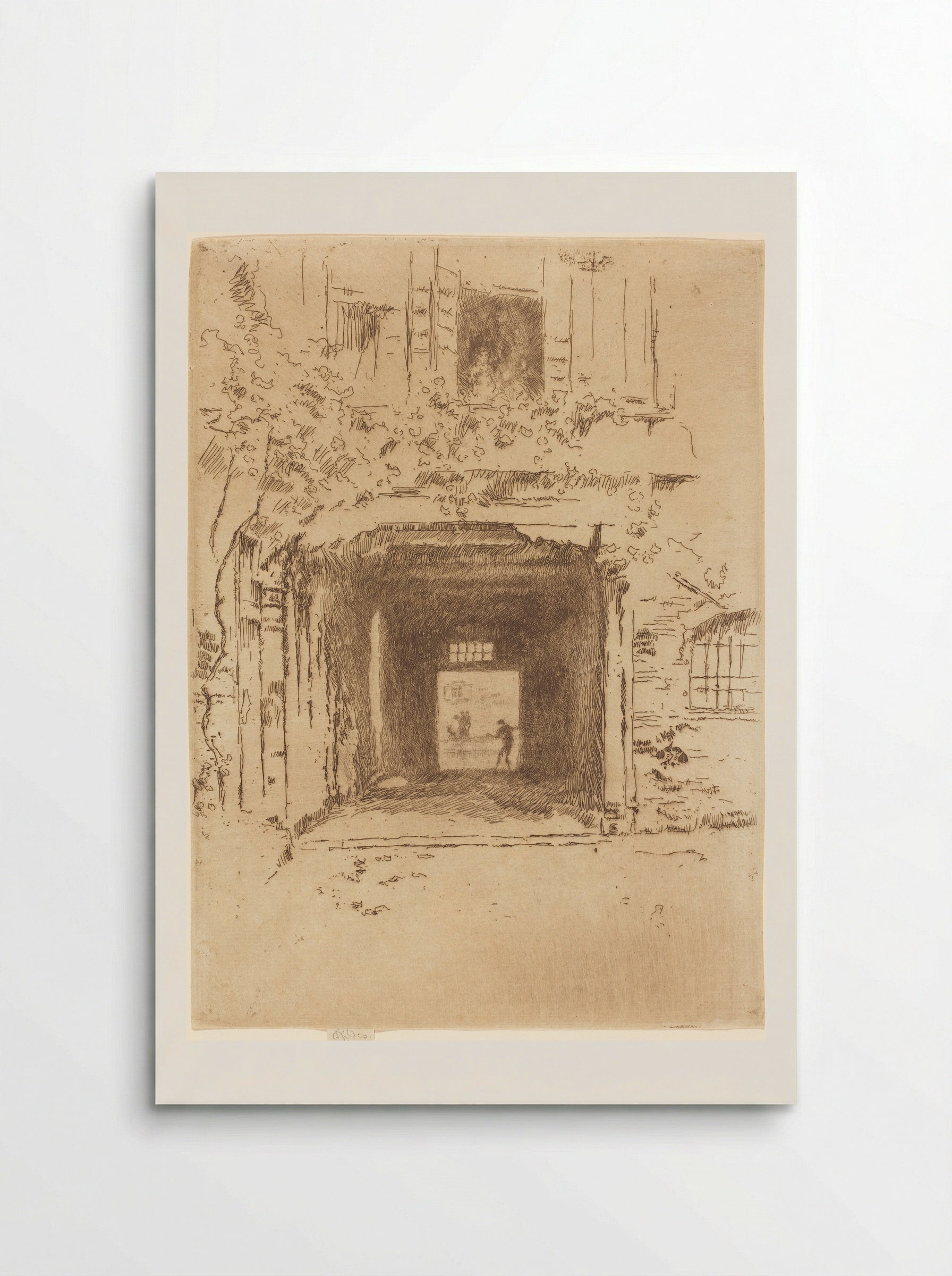 Doorway and Vine - James Abbott McNeill Whistler - Poster
