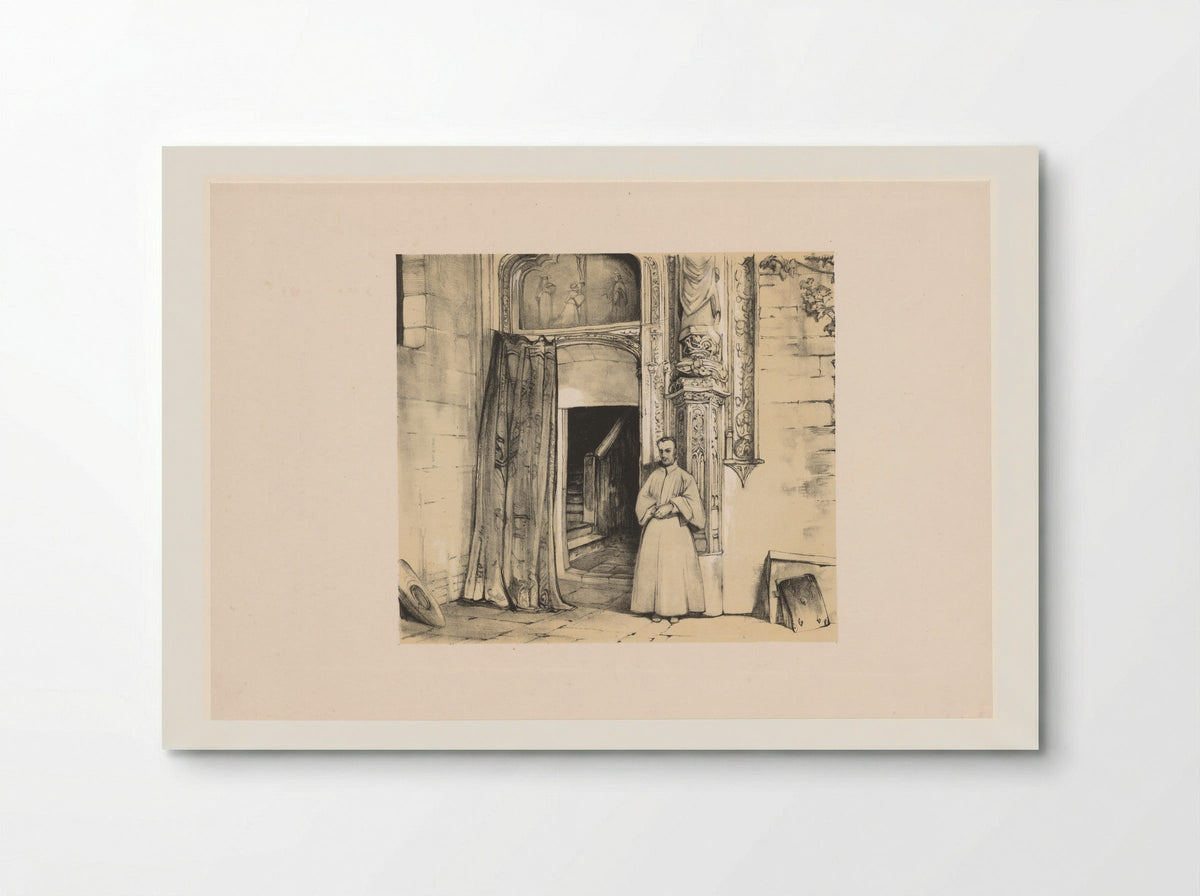 Doorway of the Convento de San Juan de los Reyes, Toledo - John Frederick Lewis - Poster