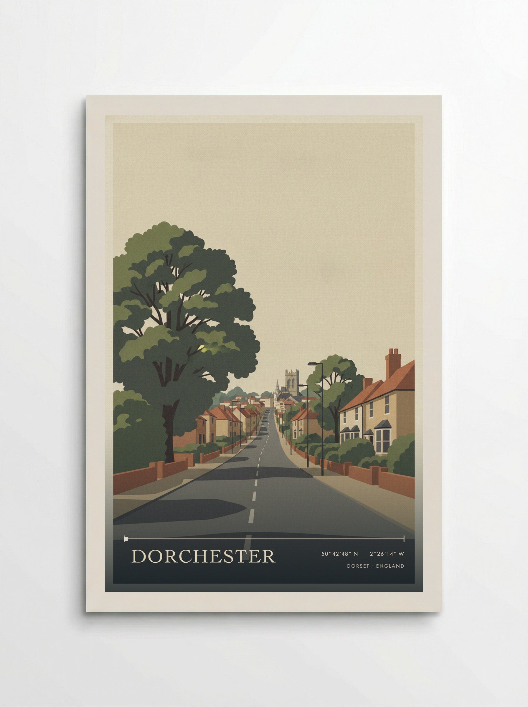 Dorchester Dorset England Travel Poster - Poster