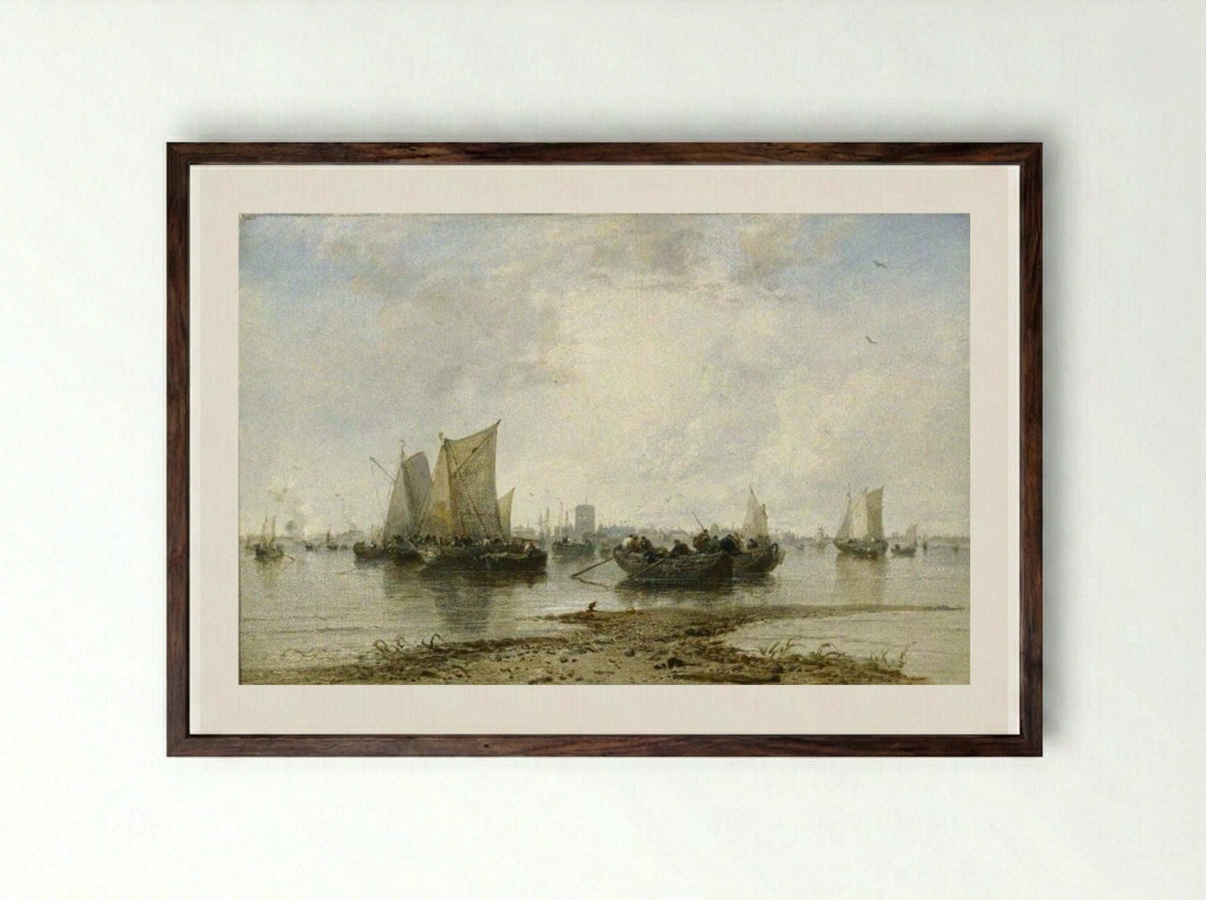 Dordrecht - James Webb - Framed Print Dark Wood