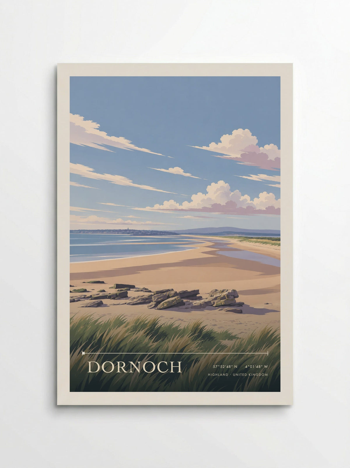 Dornoch, Highland | Travel Poster - Poster