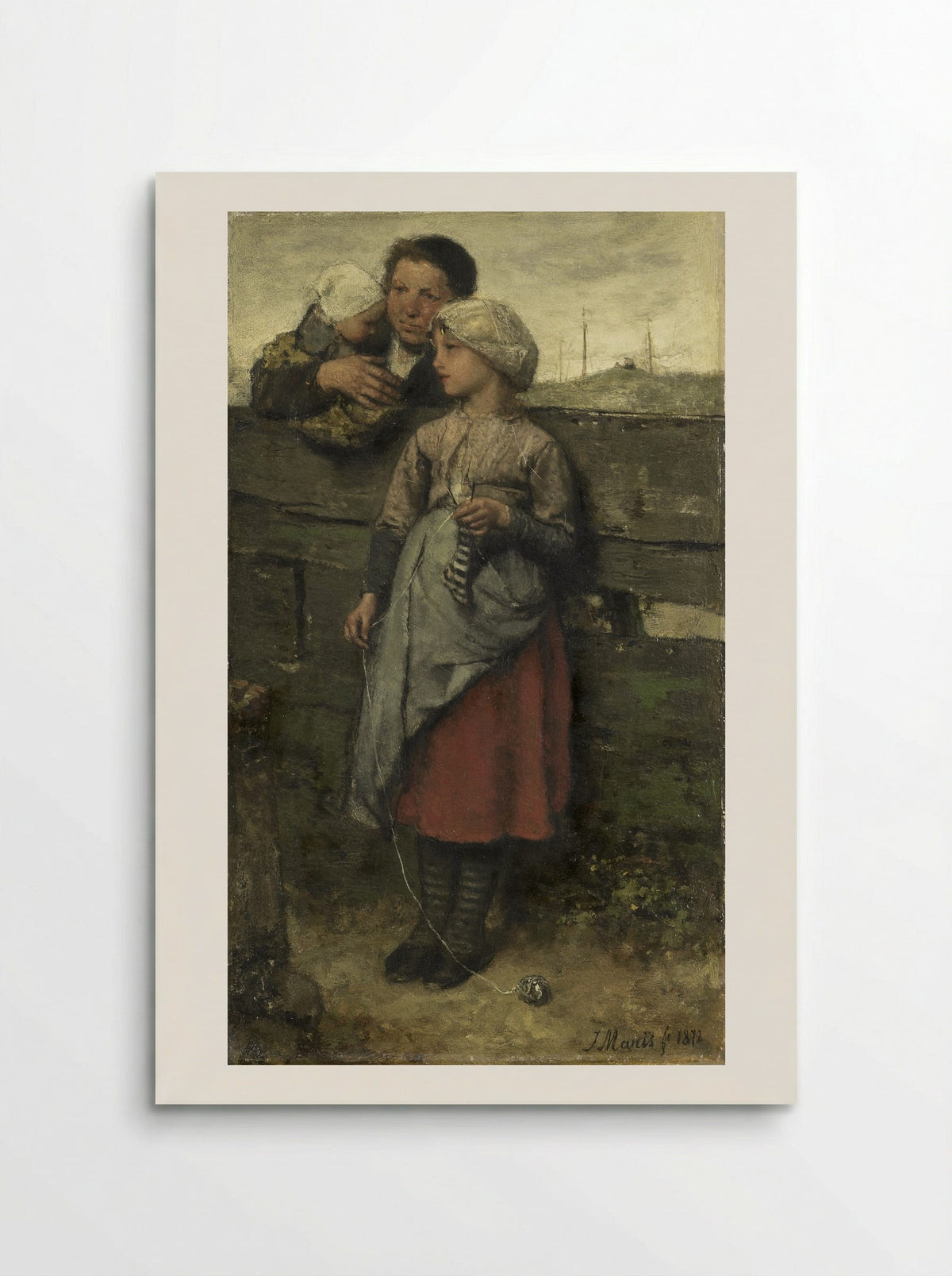 Dorpelingen (Villagers) - Jacob Maris - Poster