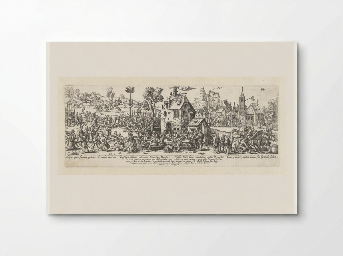 Dorpskermis - Johann Theodor de Bry - Poster