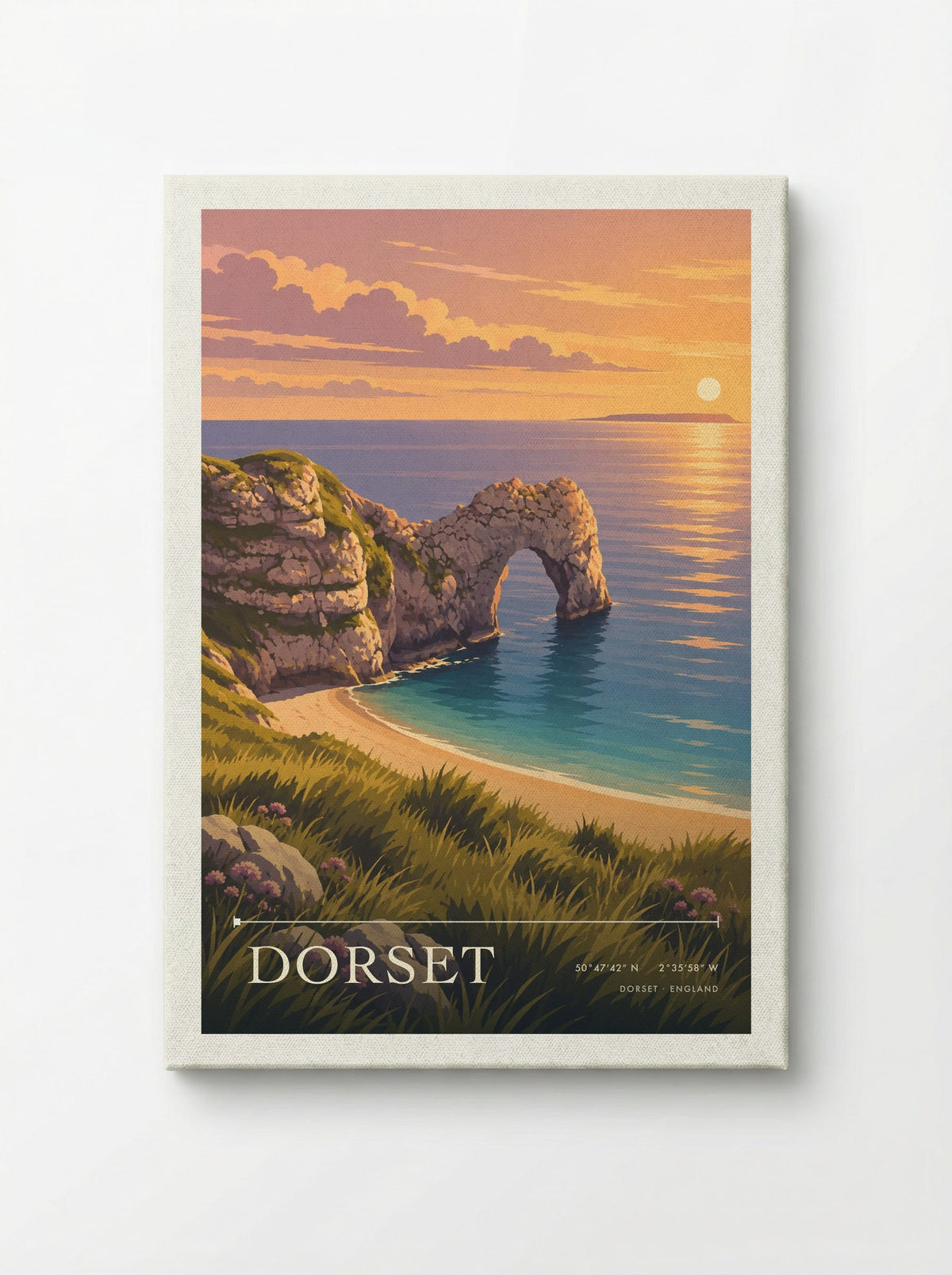 Dorset | Travel Poster - Canvas