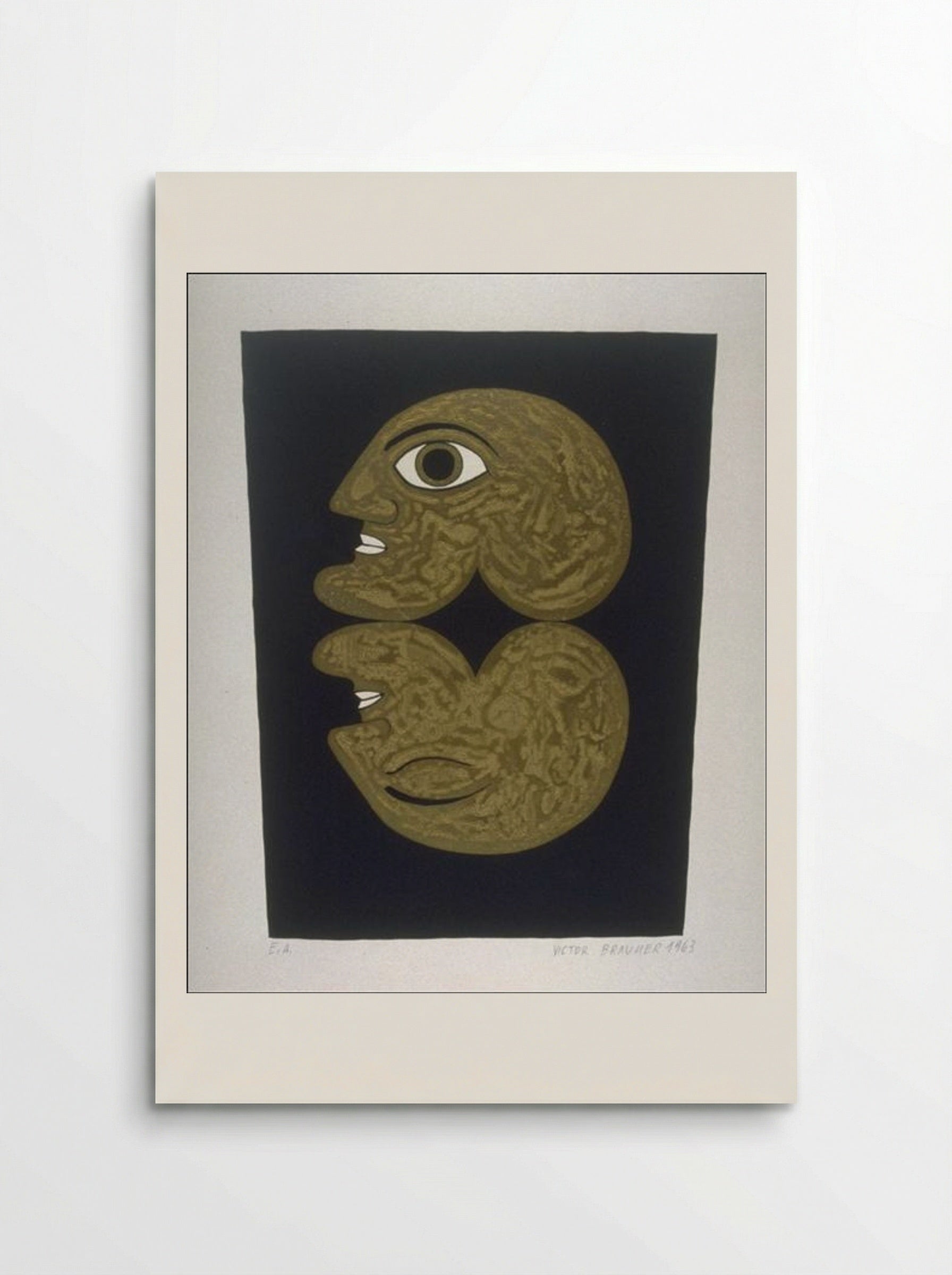 Double Head - Victor Brauner - Poster