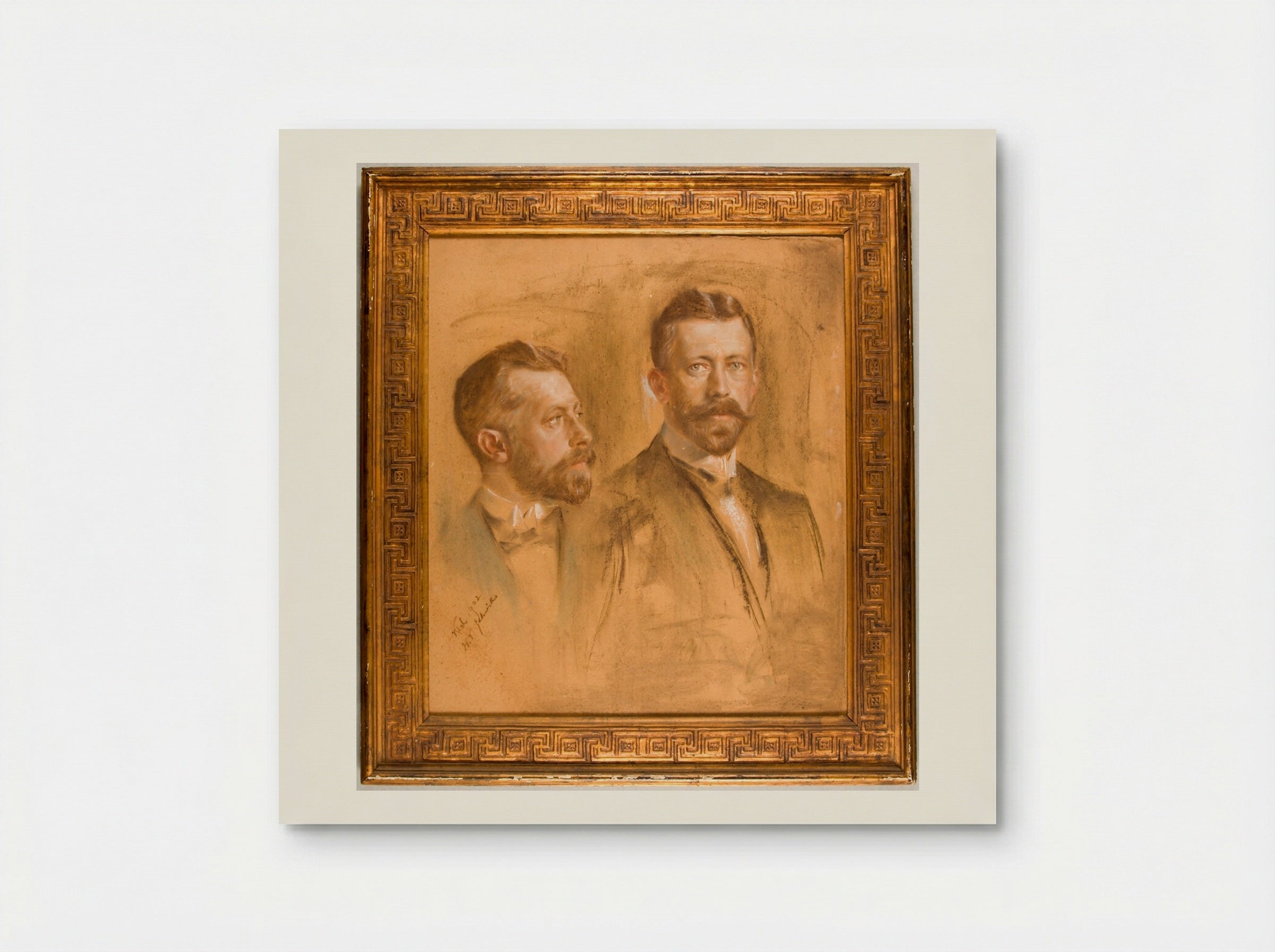 Double Portrait of Prince Heinrich of Prussia - William Valentine Schevill - Poster