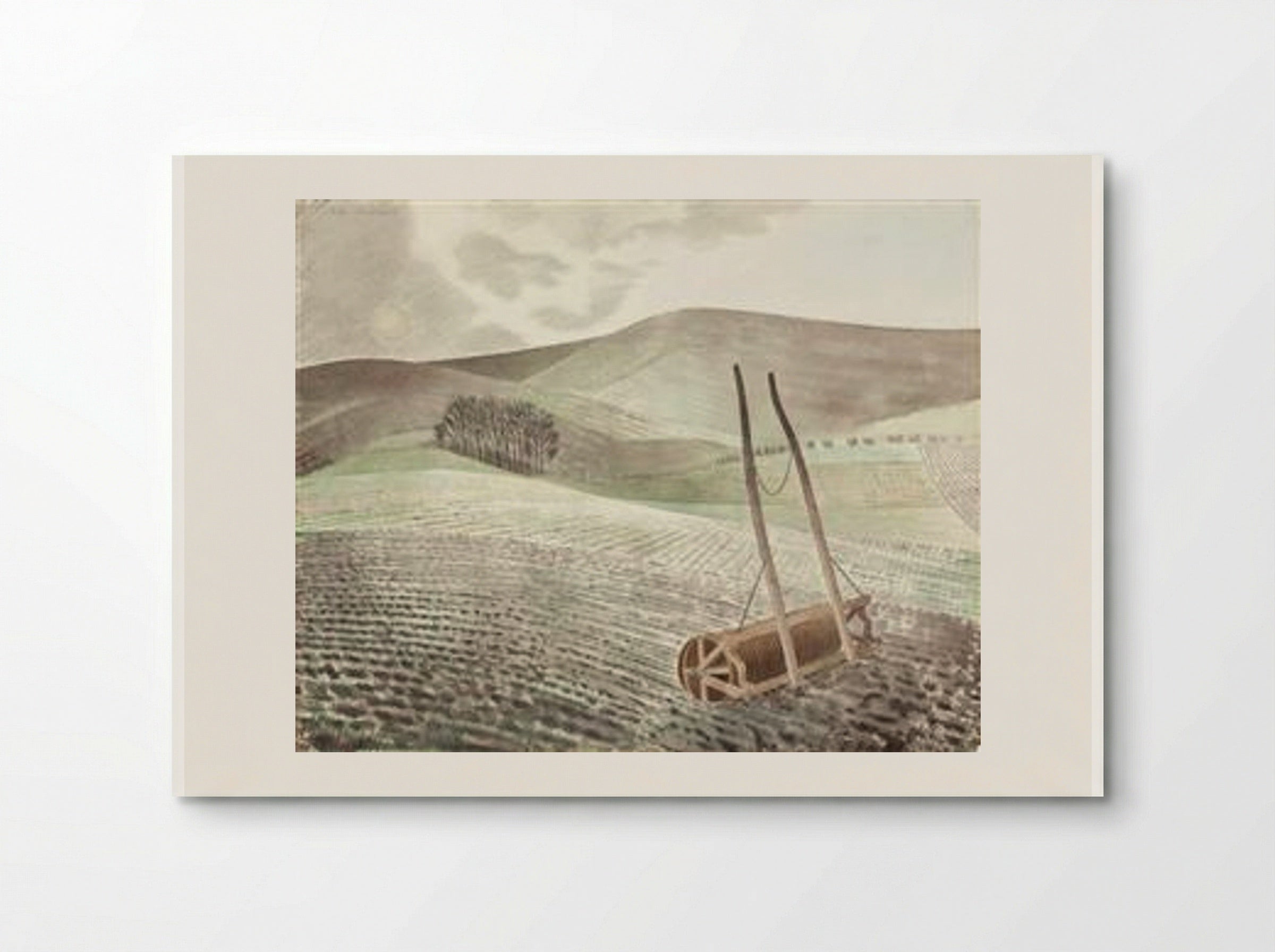 Downs in Winter - Eric Ravilious - Poster