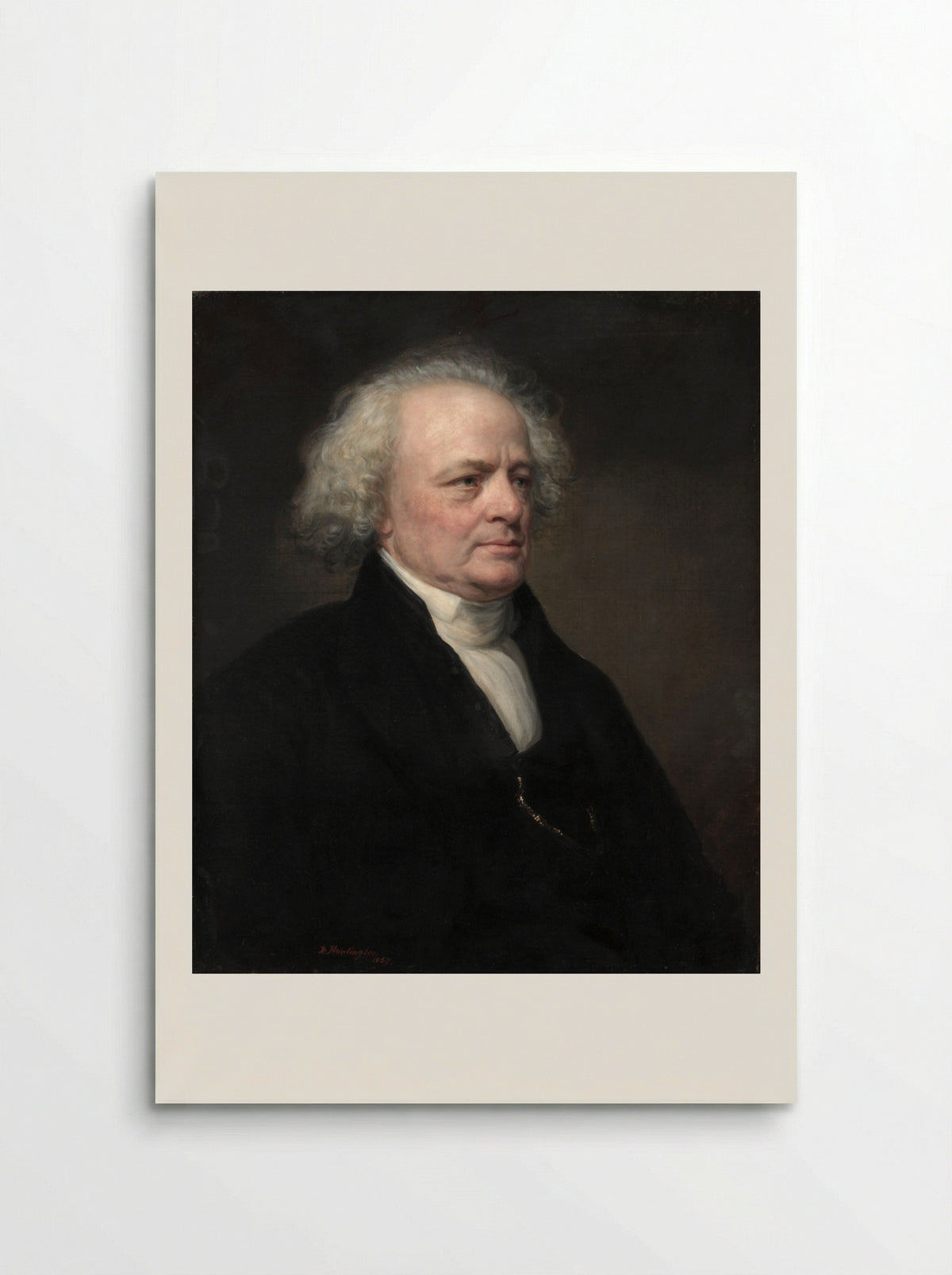 Dr. John W. Francis - Daniel Huntington - Poster