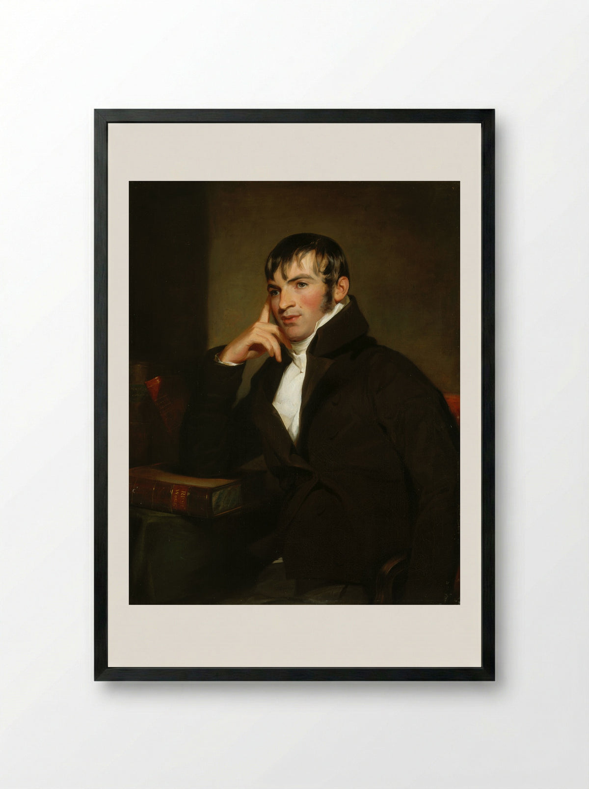 Dr. Joseph Klapp - Thomas Sully - Framed Print Black
