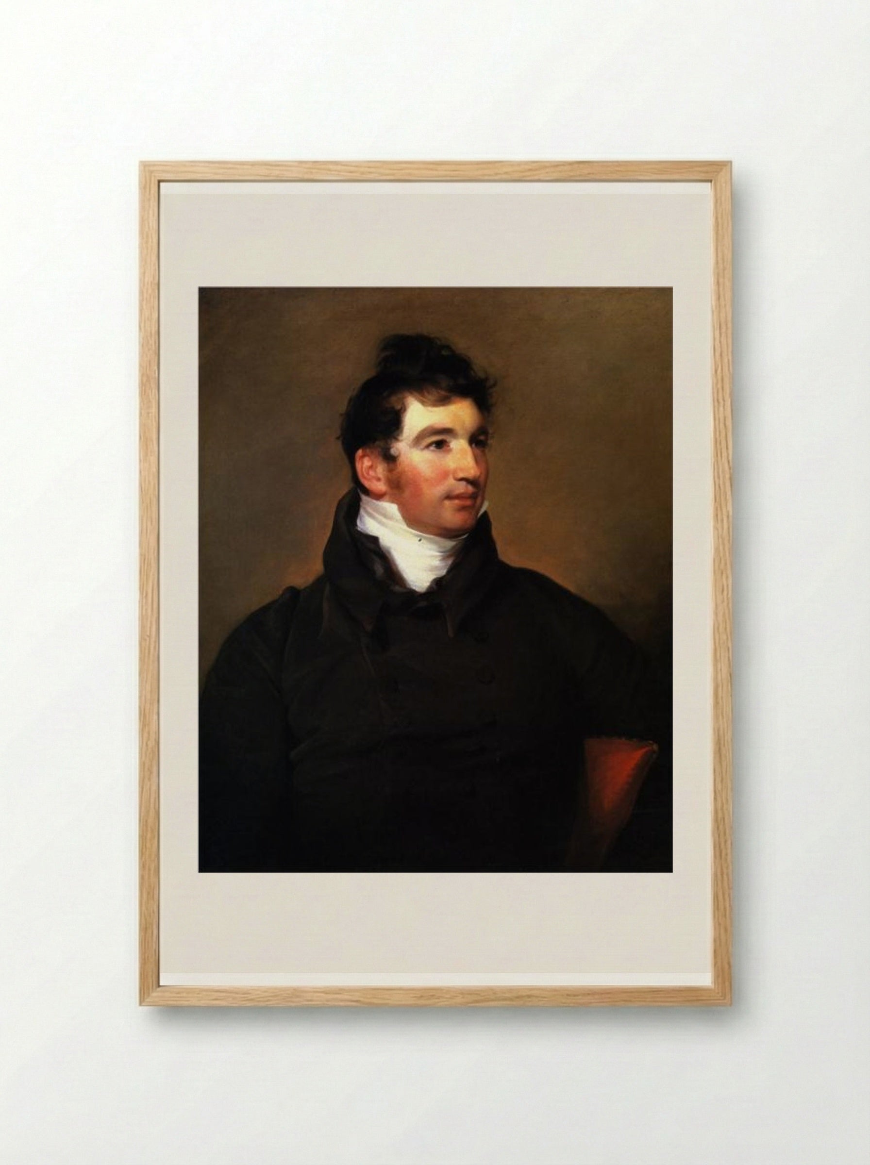 Dr. Edward Hudson - Thomas Sully - Framed Print Wood