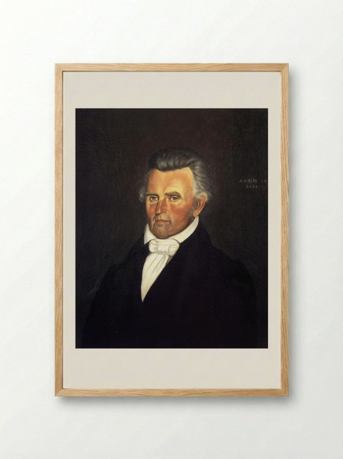 Dr. John Sappington - George Caleb Bingham - Framed Print Wood