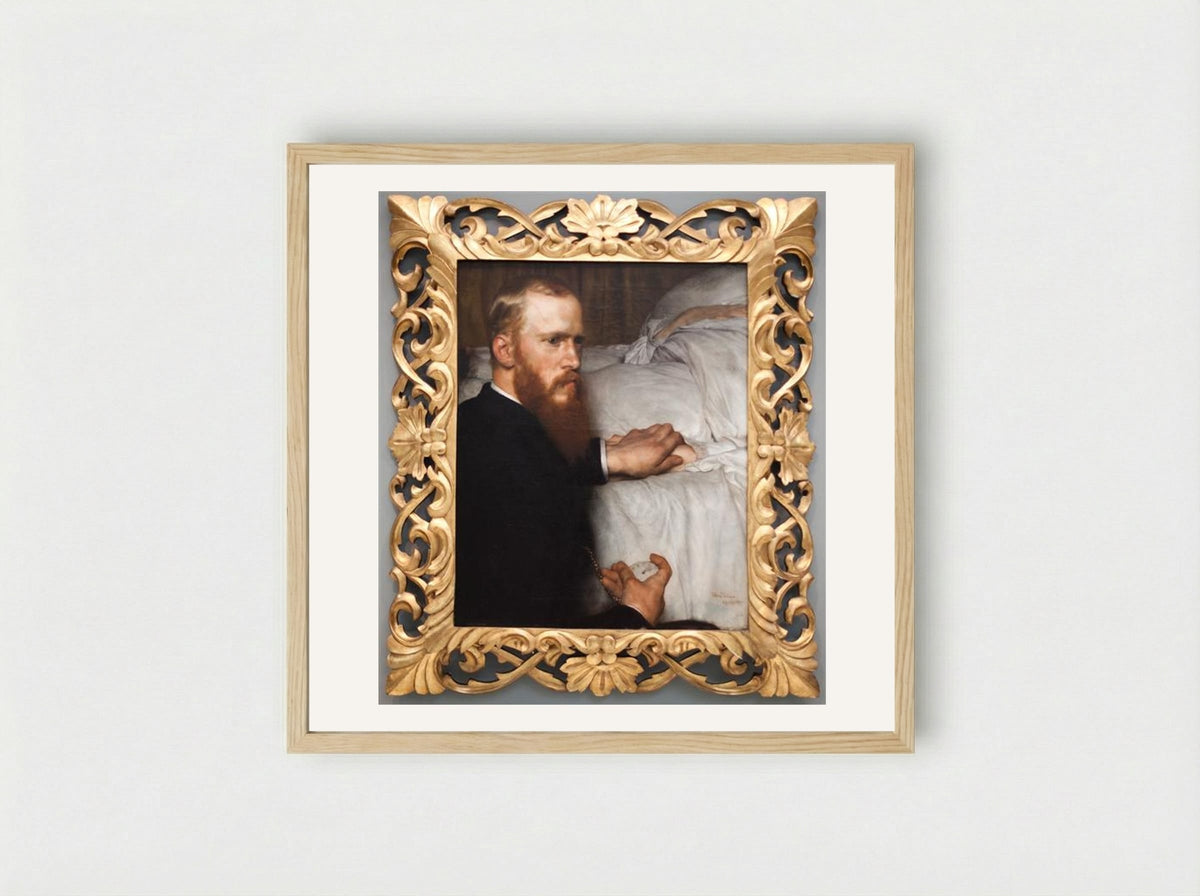 Dr. Washington Epps, My Doctor - Sir Lawrence Alma-Tadema - Framed Print Wood