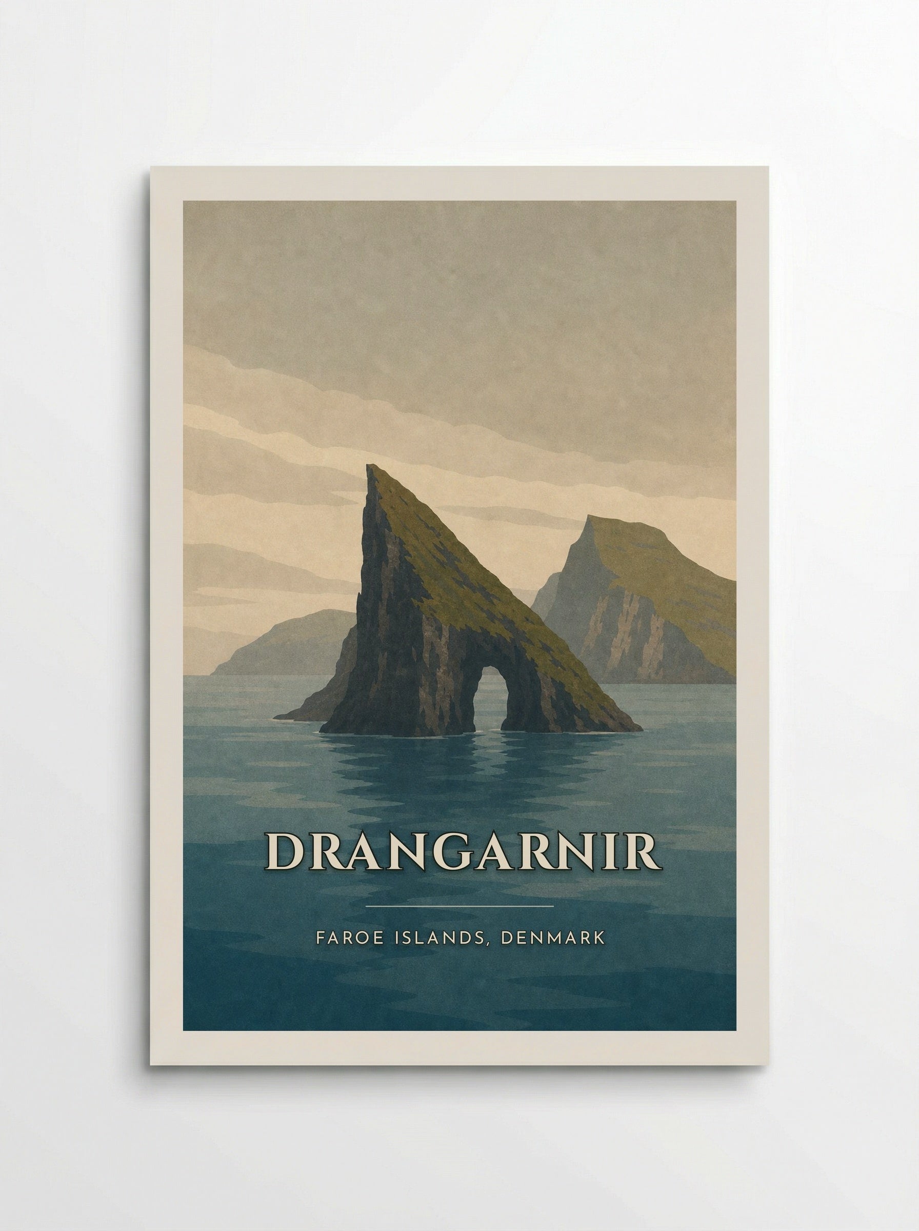 Drangarnir Travel Poster Artwork - Poster