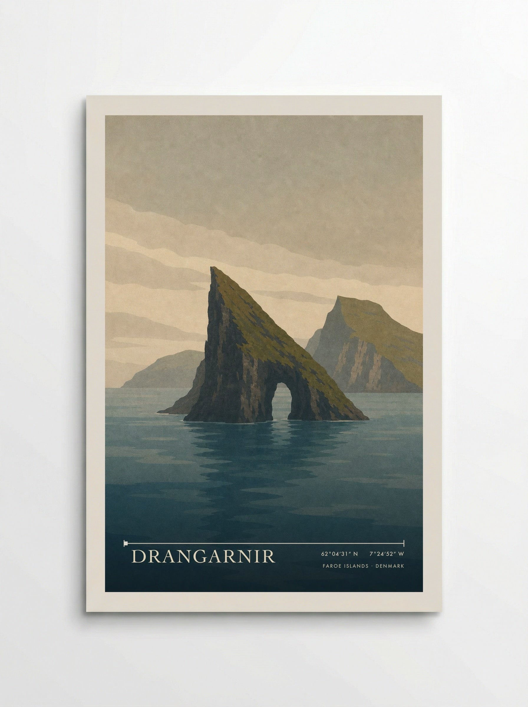 Drangarnir Travel Poster Artwork - Poster