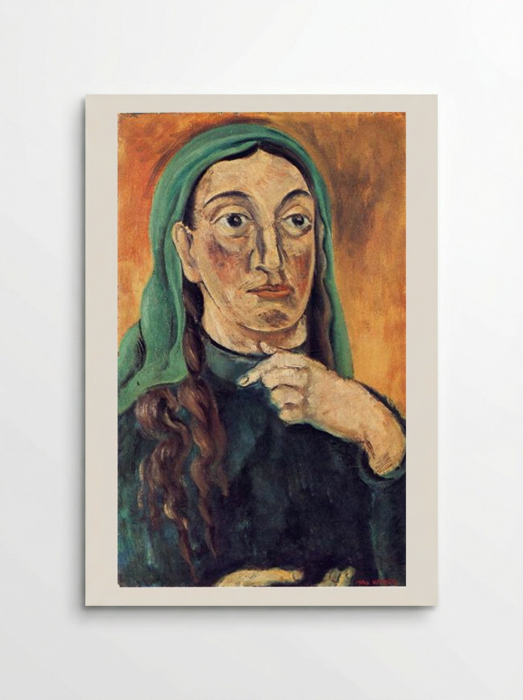 Draped Head - Max Weber - Poster
