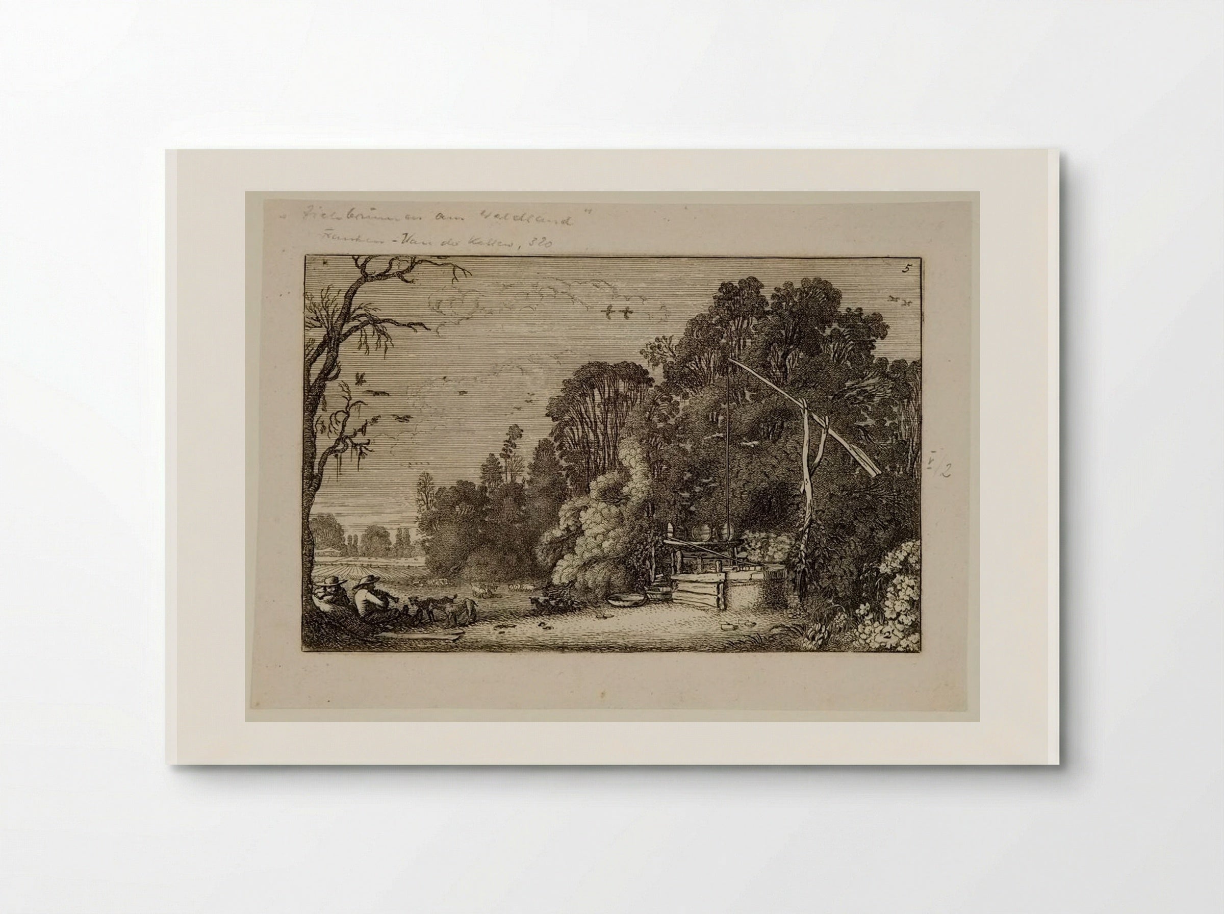 Draw-well among Trees - Jan van de Velde II - Poster