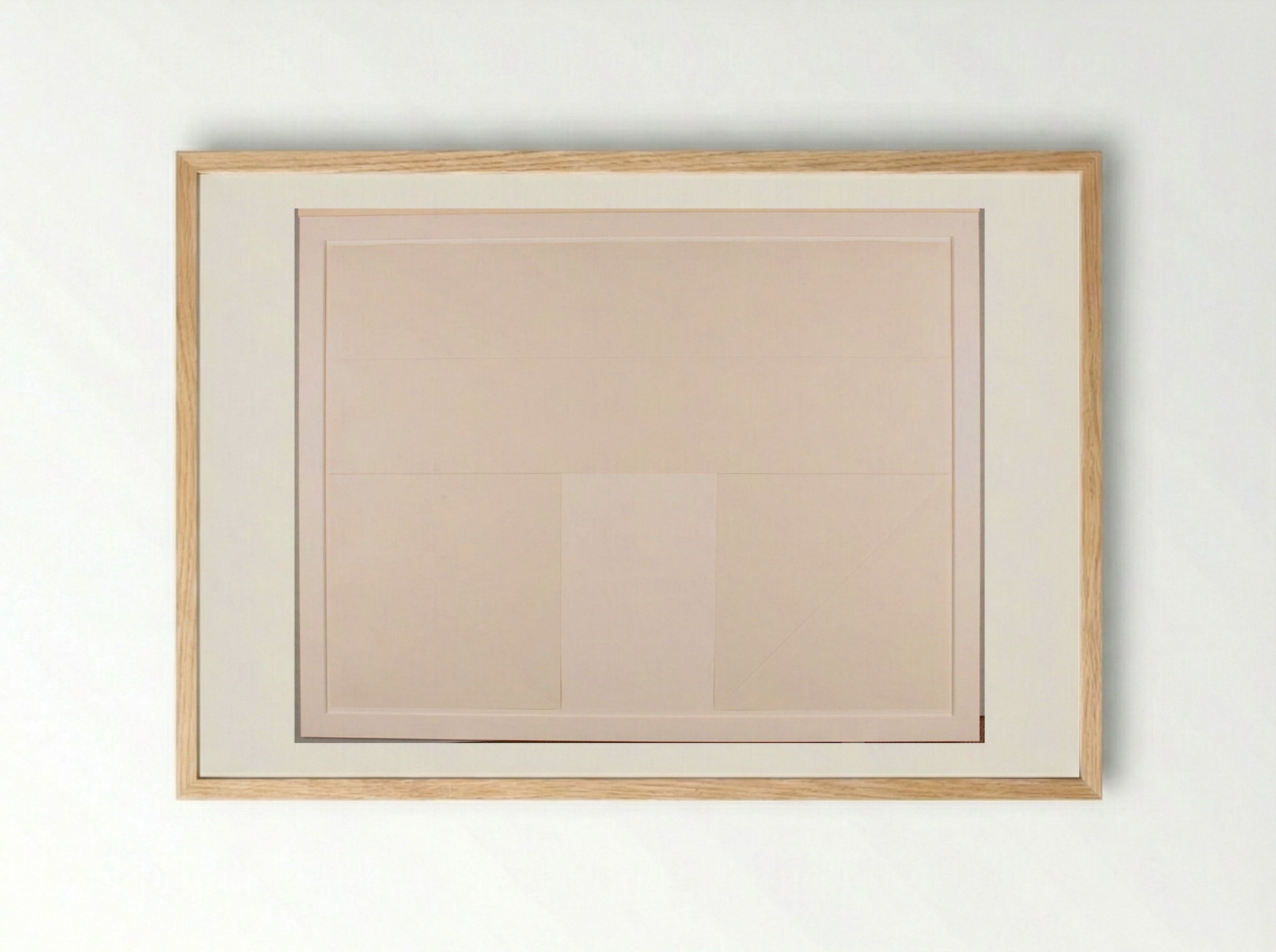 Drawing Which Makes Itself - Dorothea Rockburne - Framed Print Wood