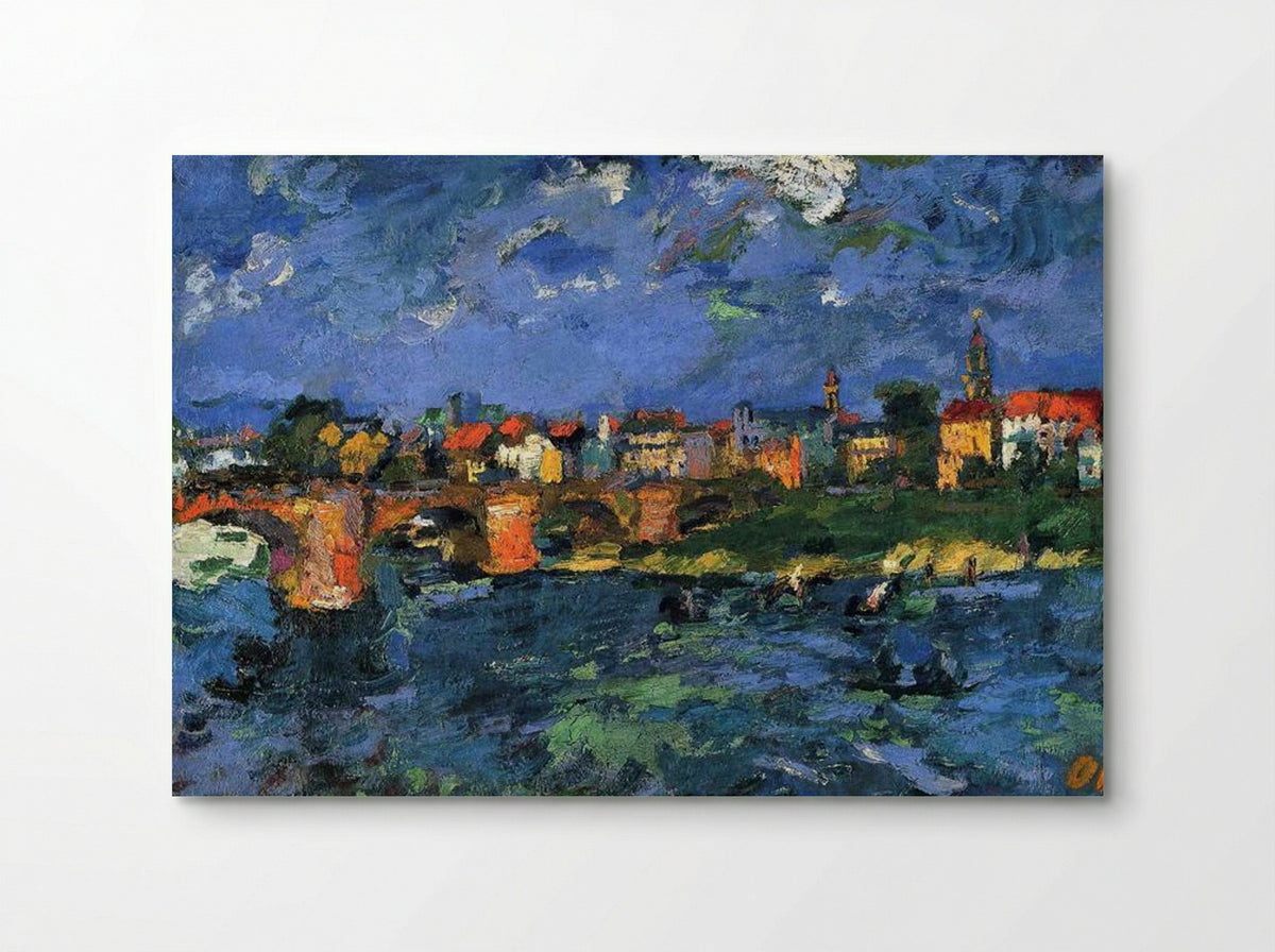Dresden Neustadt - Oskar Kokoschka - Poster