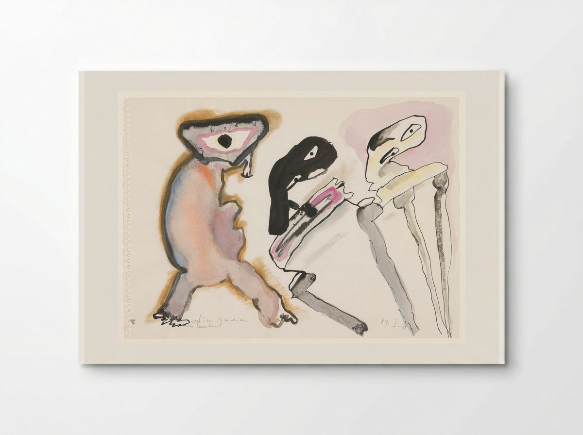 Drie fantasiefiguren - Lucebert - Poster