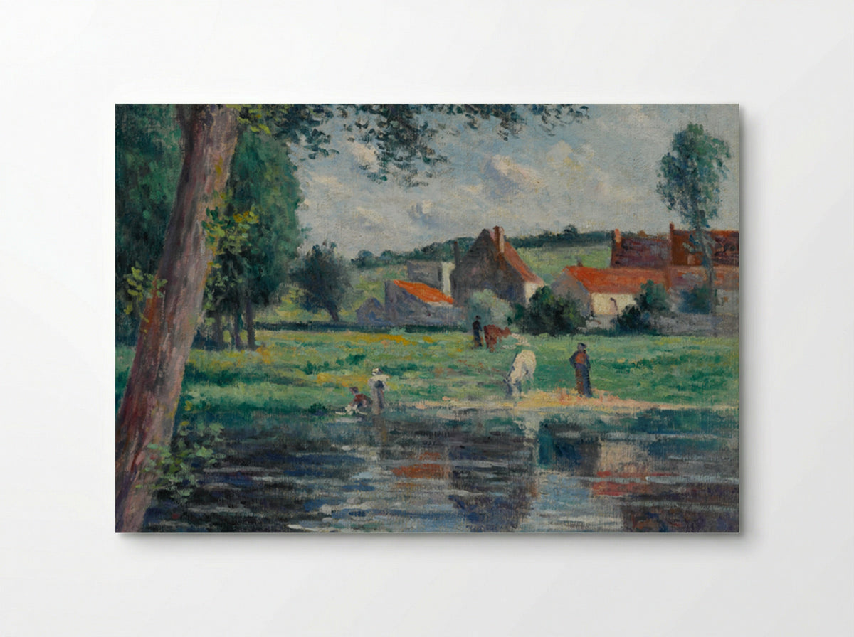 Drinker at the edge of the Cure - Maximilien Luce - Poster