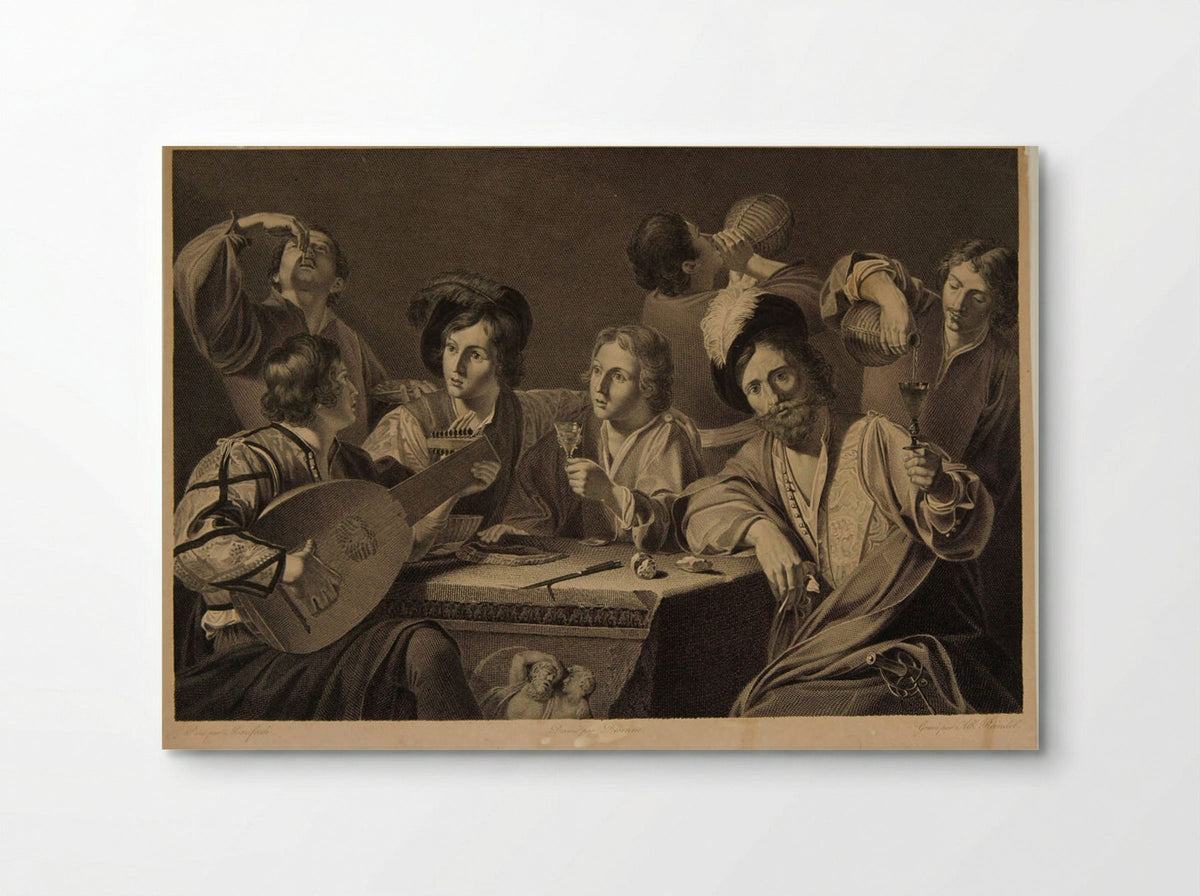 Drinking Bout - Albrecht Christoph Reindel - Poster